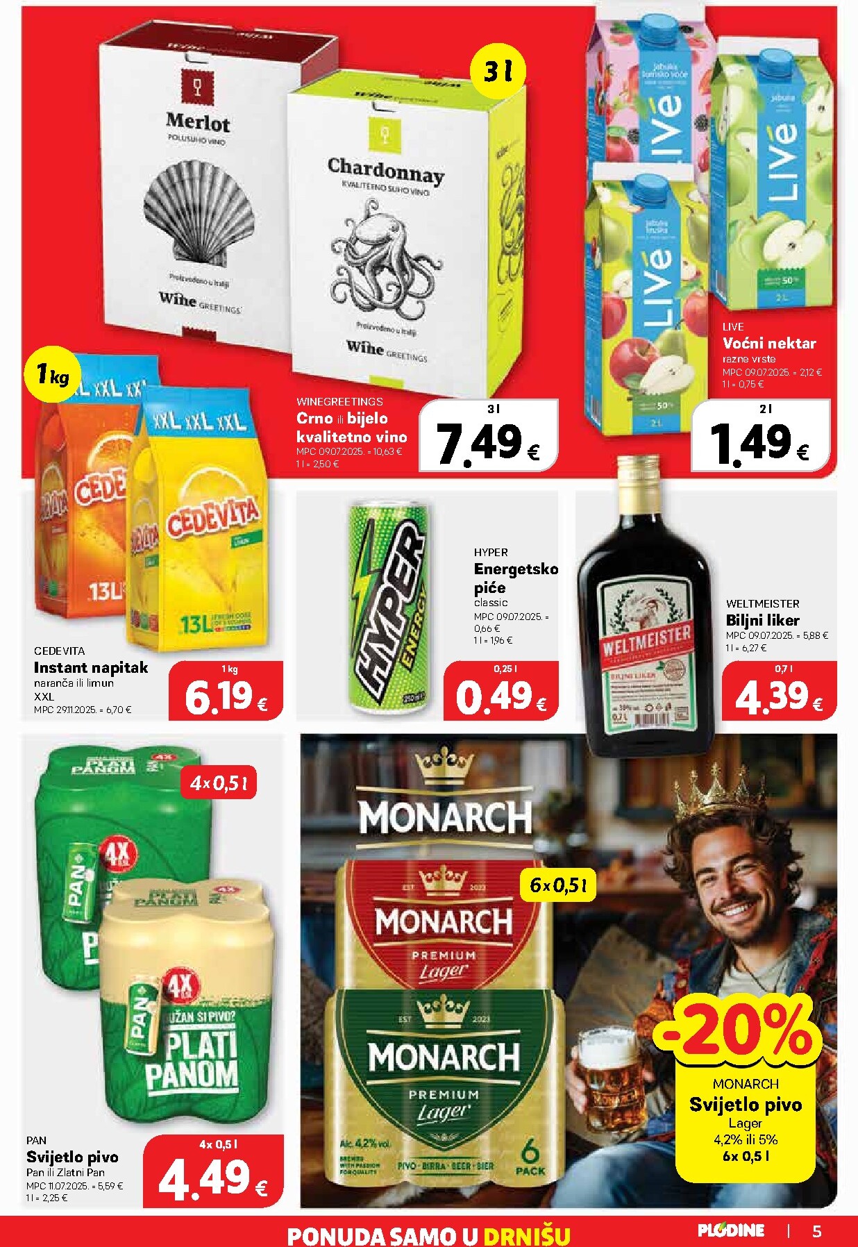 plodine - Plodine - Drniš letak za sljedeći tjedan od srijede 29.04.2026 do utorka 05.05.2026 - page: 5