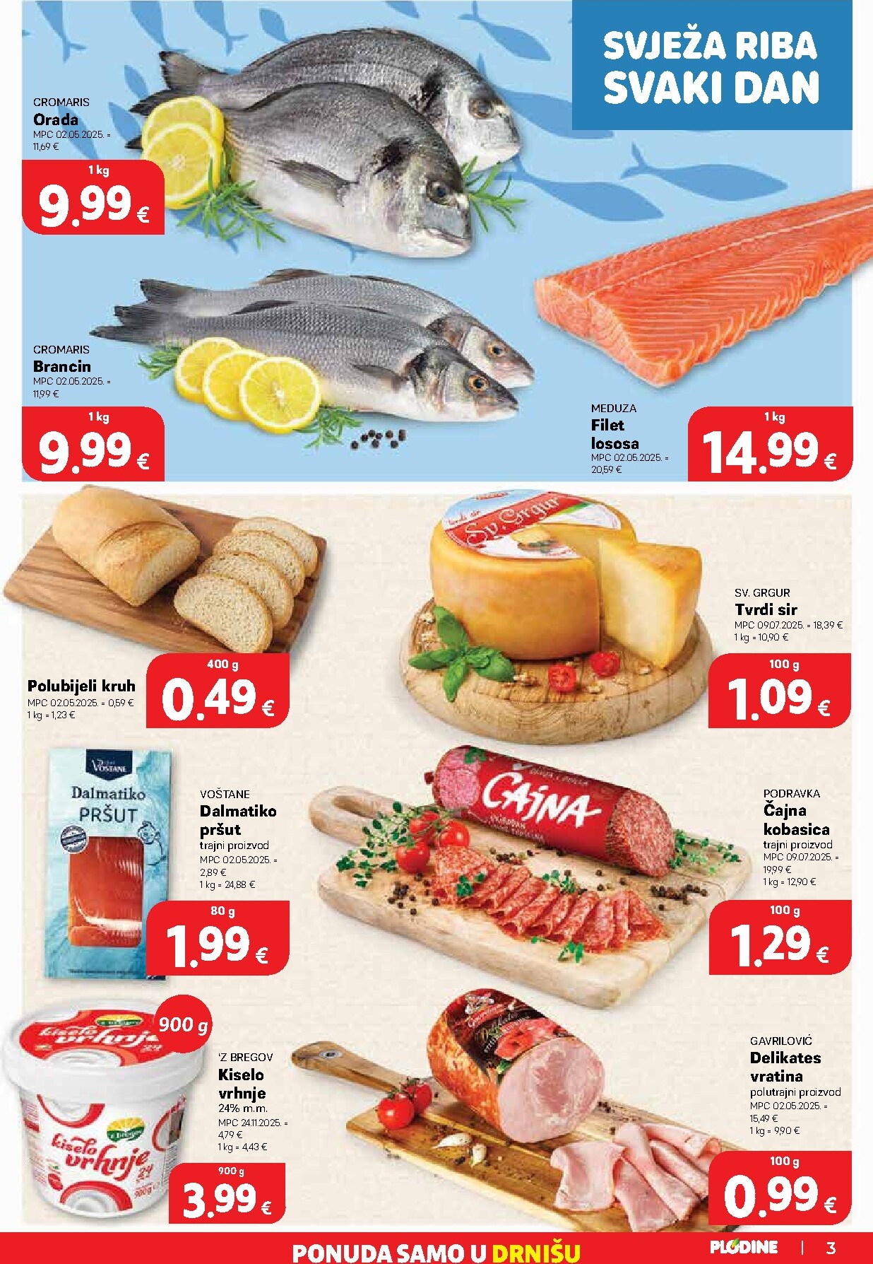 plodine - Plodine - Drniš letak za sljedeći tjedan od srijede 29.04.2026 do utorka 05.05.2026 - page: 3