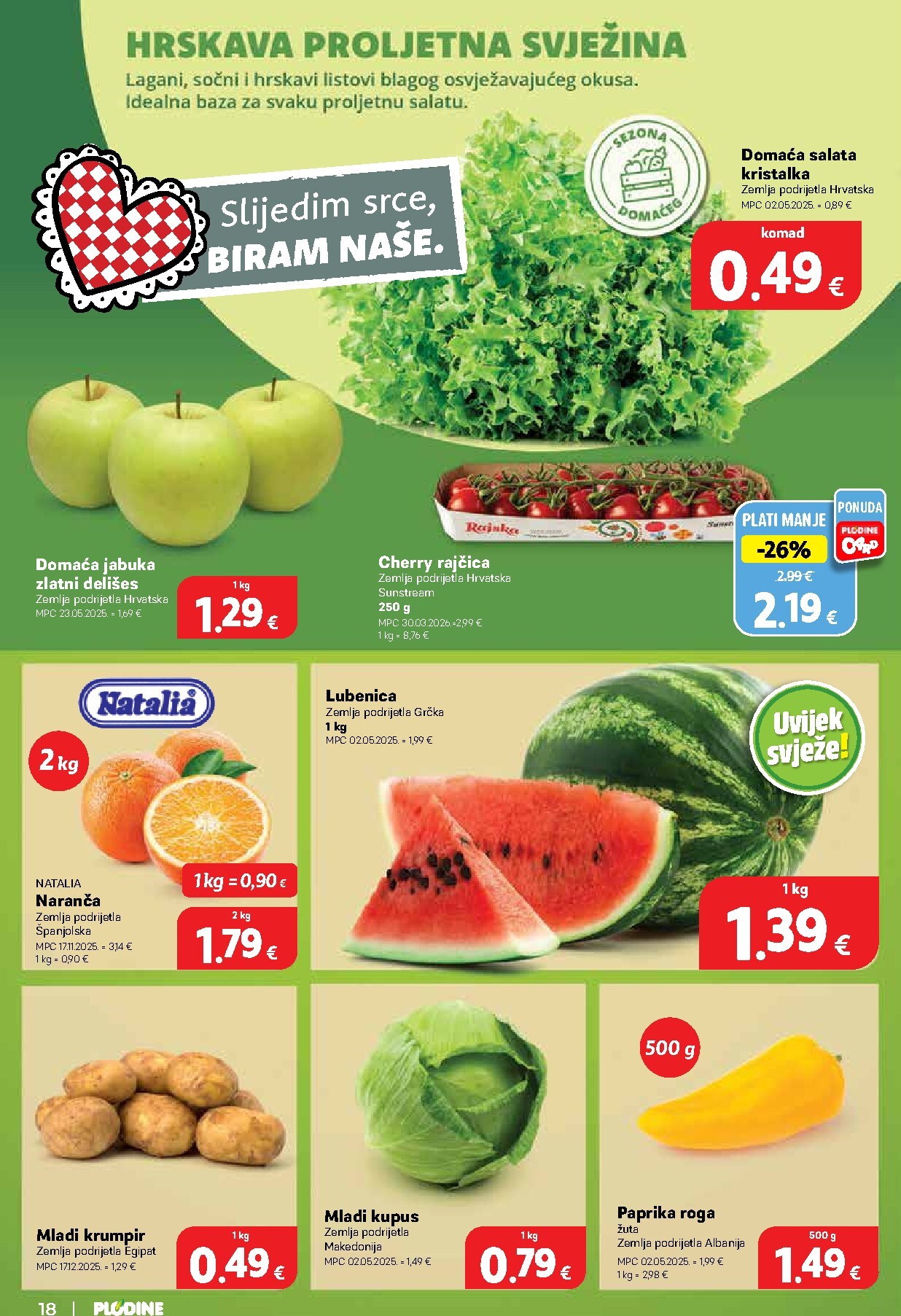 plodine - Plodine letak za sljedeći tjedan od srijede 06.05.2026 do utorka 12.05.2026 - page: 18