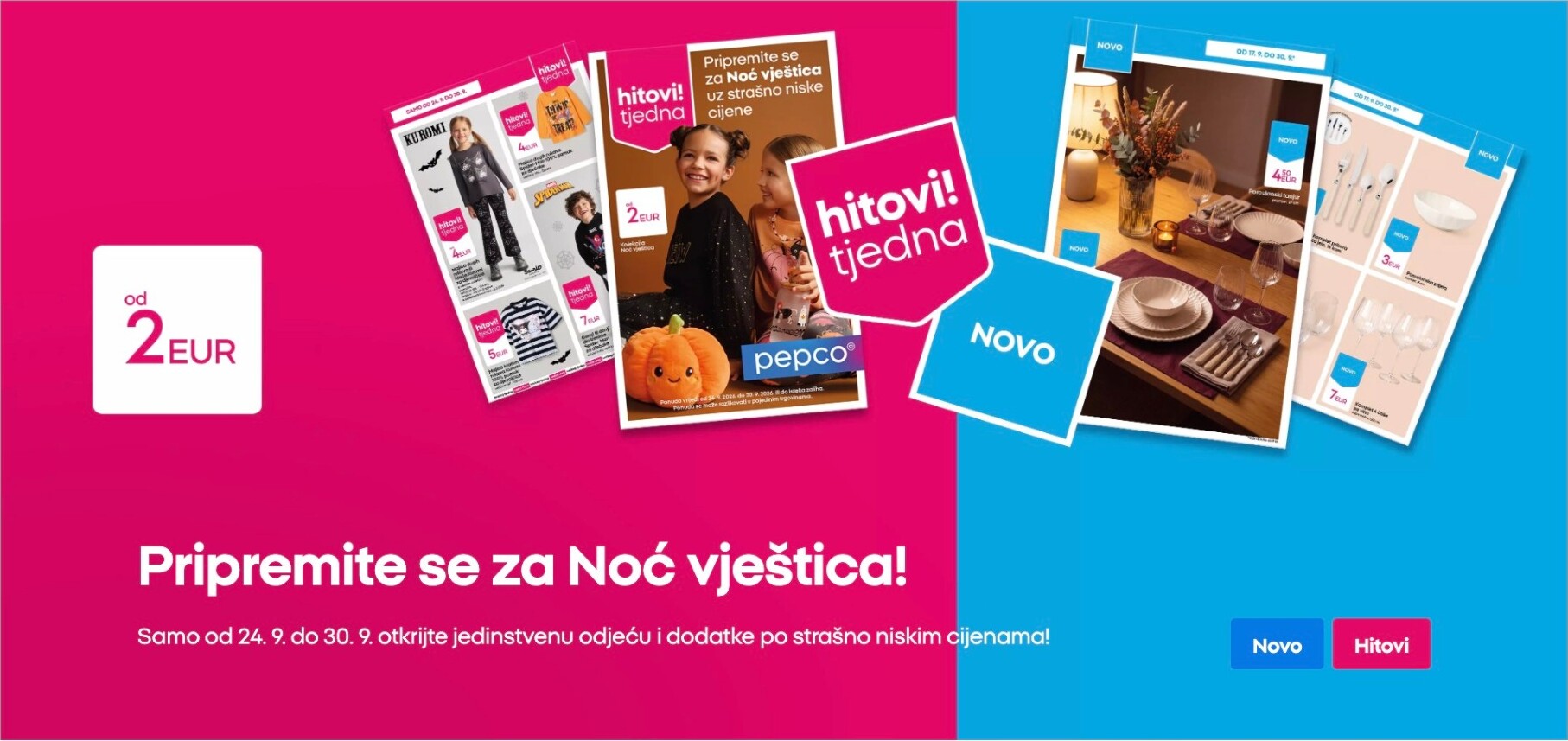pepco - Aktualni katalog Pepco od četvrtka, 24.09.2026 do srijede, 30.09.2026