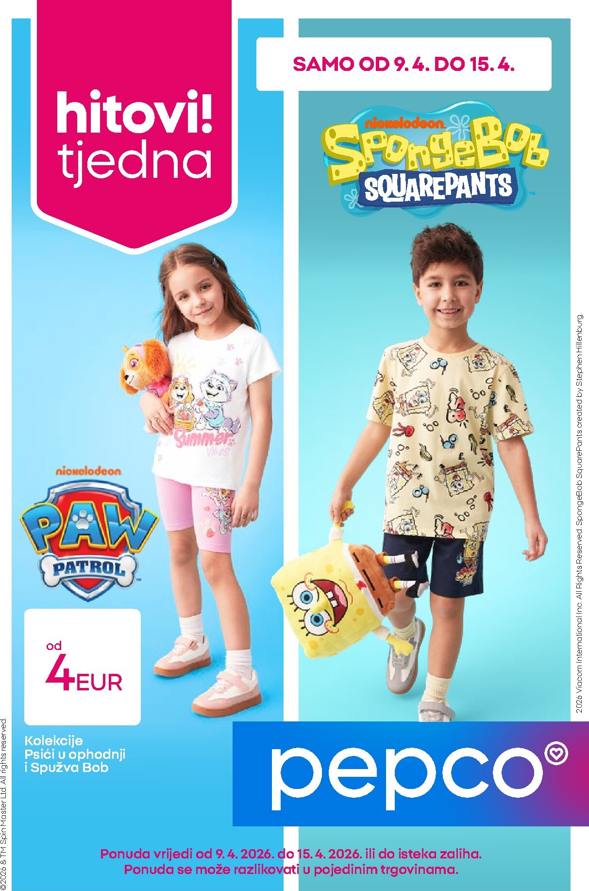 pepco - Aktualni Pepco katalog vrijedi od četvrtka 09.04.2026 do srijede 15.04.2026 - page: 1