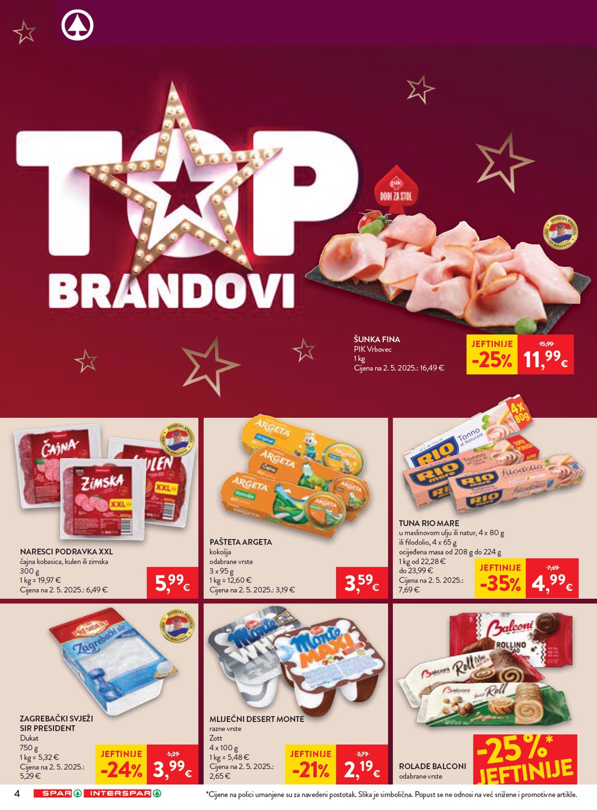spar - Novi SPAR katalog od srijede, 27.05.2026 do utorka, 02.06.2026 - page: 4