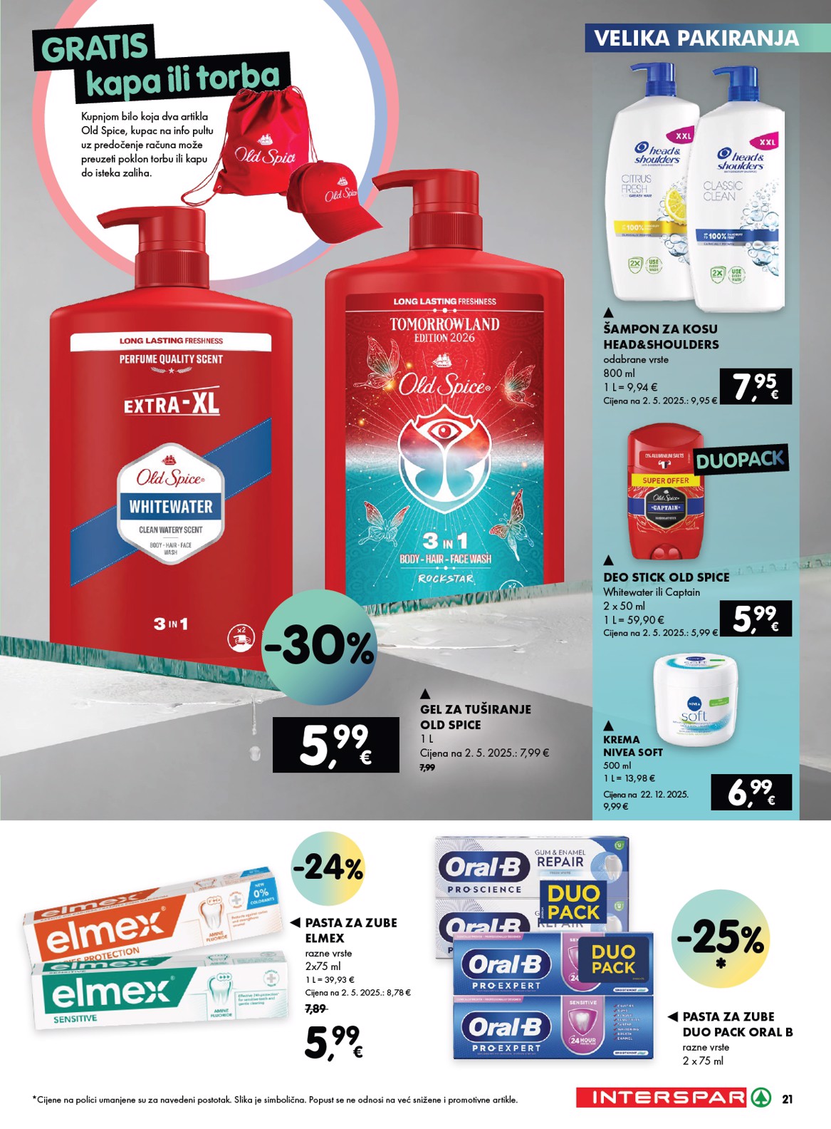 spar - Aktualni katalog INTERSPAR - Njega od četvrtka, 04.06.2026 do srijede, 17.06.2026 - page: 21