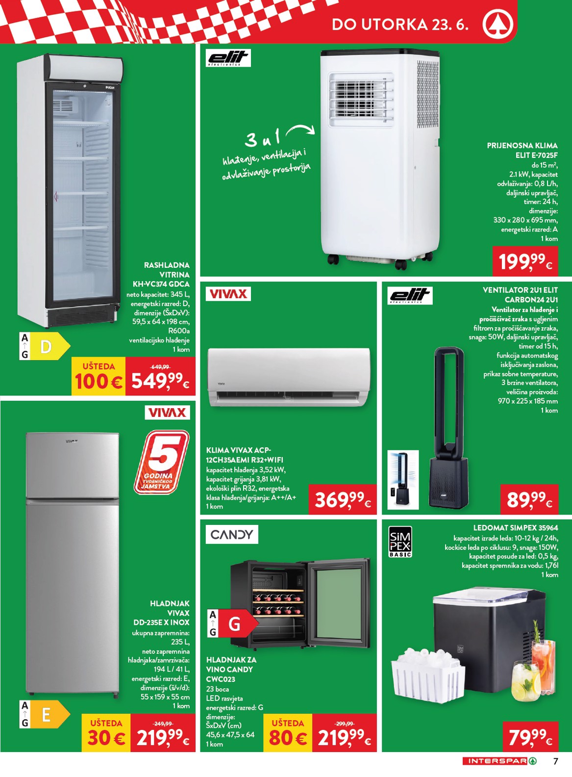 spar - Aktualni katalog Interspar - Kupuj kao prvak od srijede, 10.06.2026 do utorka, 23.06.2026 - page: 7