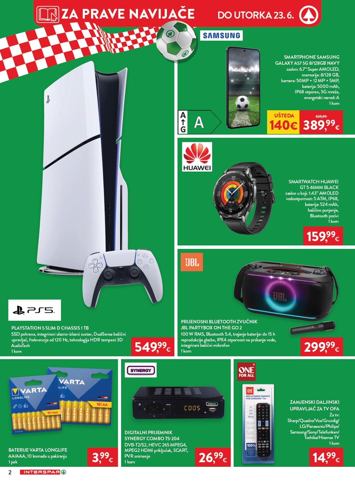 spar - Aktualni katalog Interspar - Kupuj kao prvak od srijede, 10.06.2026 do utorka, 23.06.2026 - page: 8