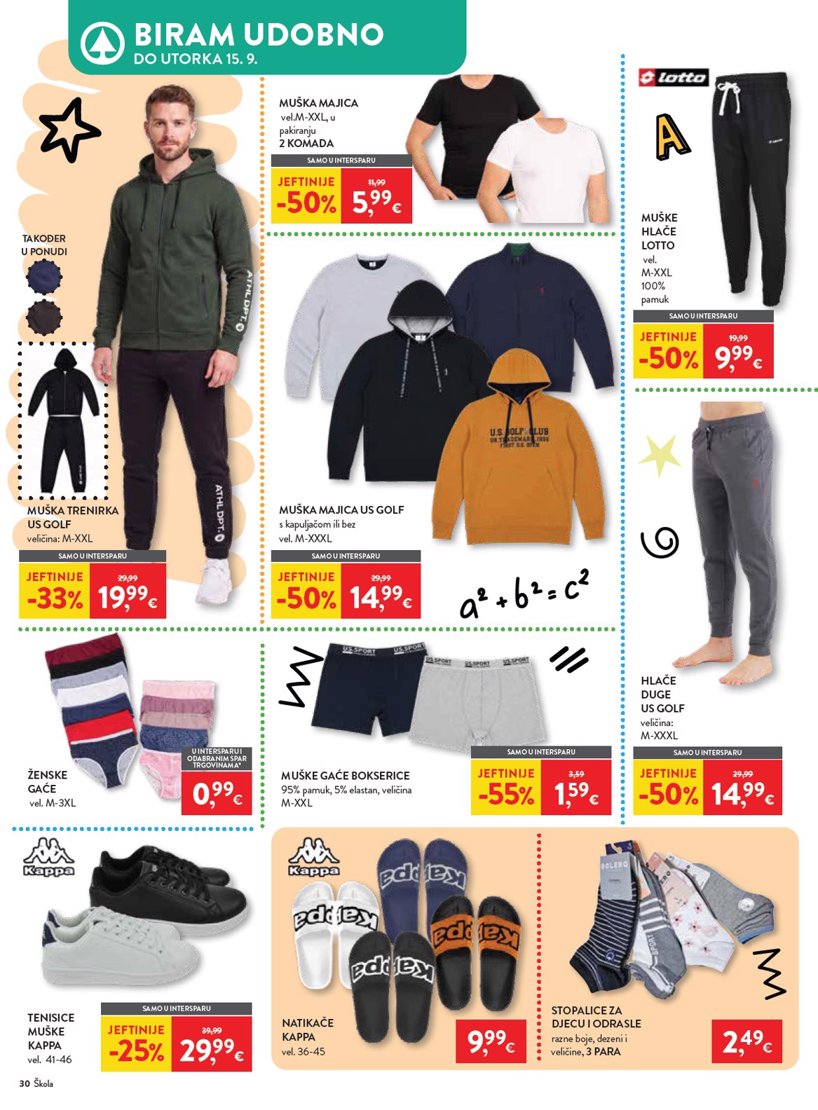 spar - Aktualni katalog INTERSPAR - Škola od srijede, 29.07.2026 do utorka, 15.09.2026 - page: 30