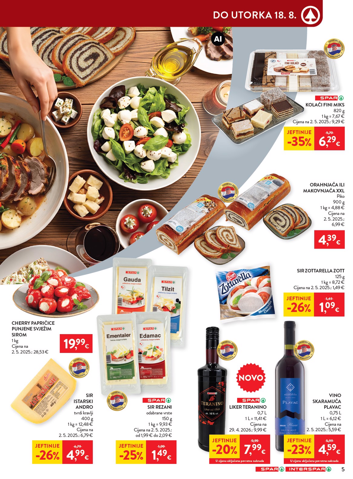 spar - Novi SPAR katalog od srijede, 12.08.2026 do utorka, 18.08.2026 - page: 5