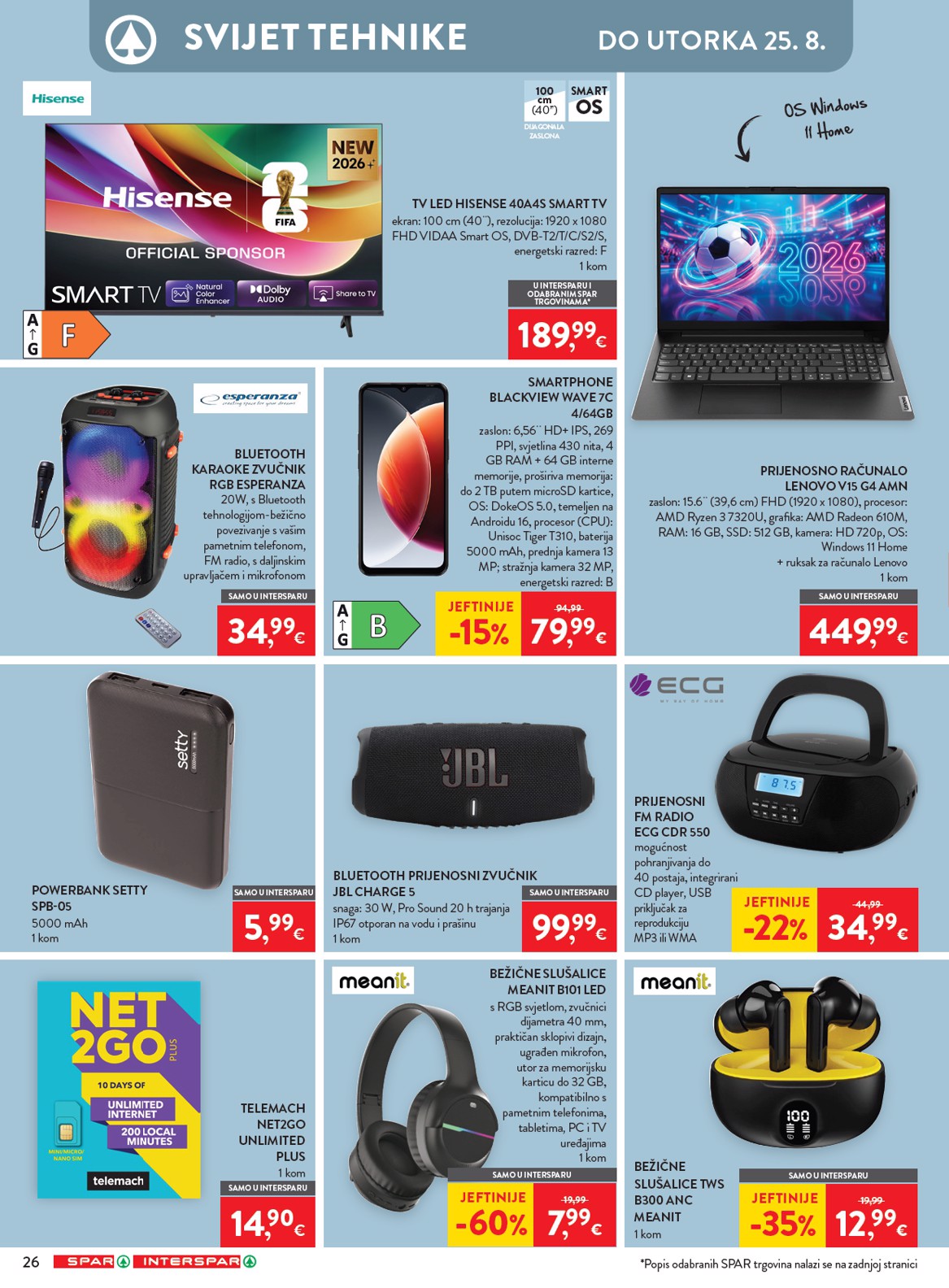 spar - Novi SPAR katalog od srijede, 12.08.2026 do utorka, 18.08.2026 - page: 40