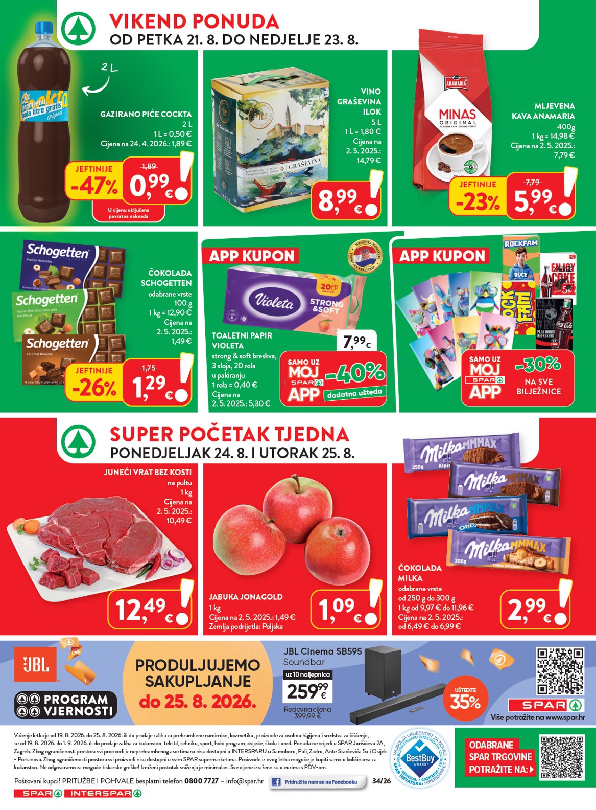 spar - Novi SPAR katalog od srijede, 19.08.2026 do utorka, 25.08.2026 - page: 39