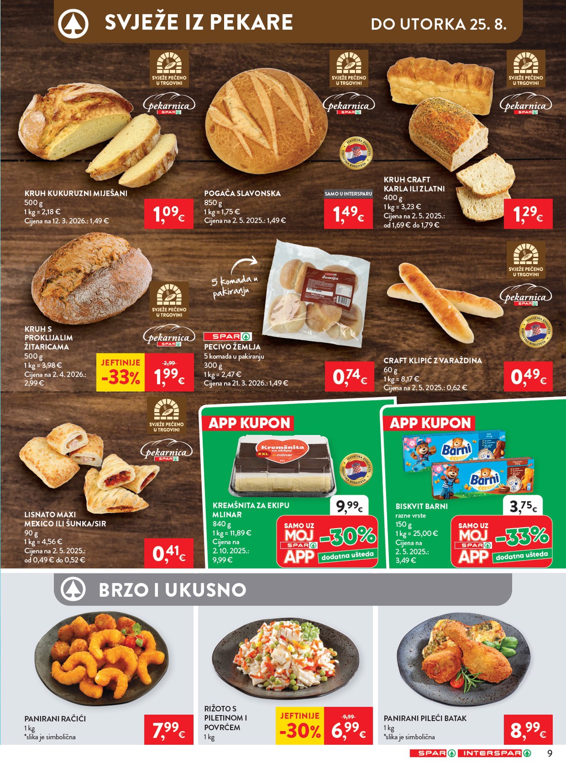 spar - Novi SPAR katalog od srijede, 19.08.2026 do utorka, 25.08.2026 - page: 9
