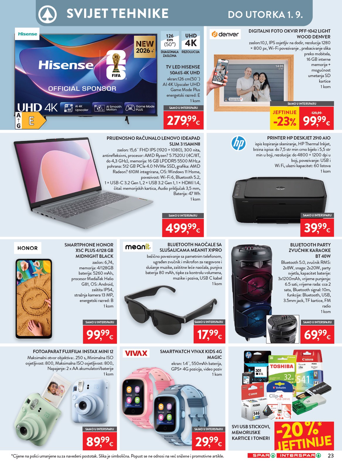 spar - Novi SPAR katalog od srijede, 19.08.2026 do utorka, 25.08.2026 - page: 38
