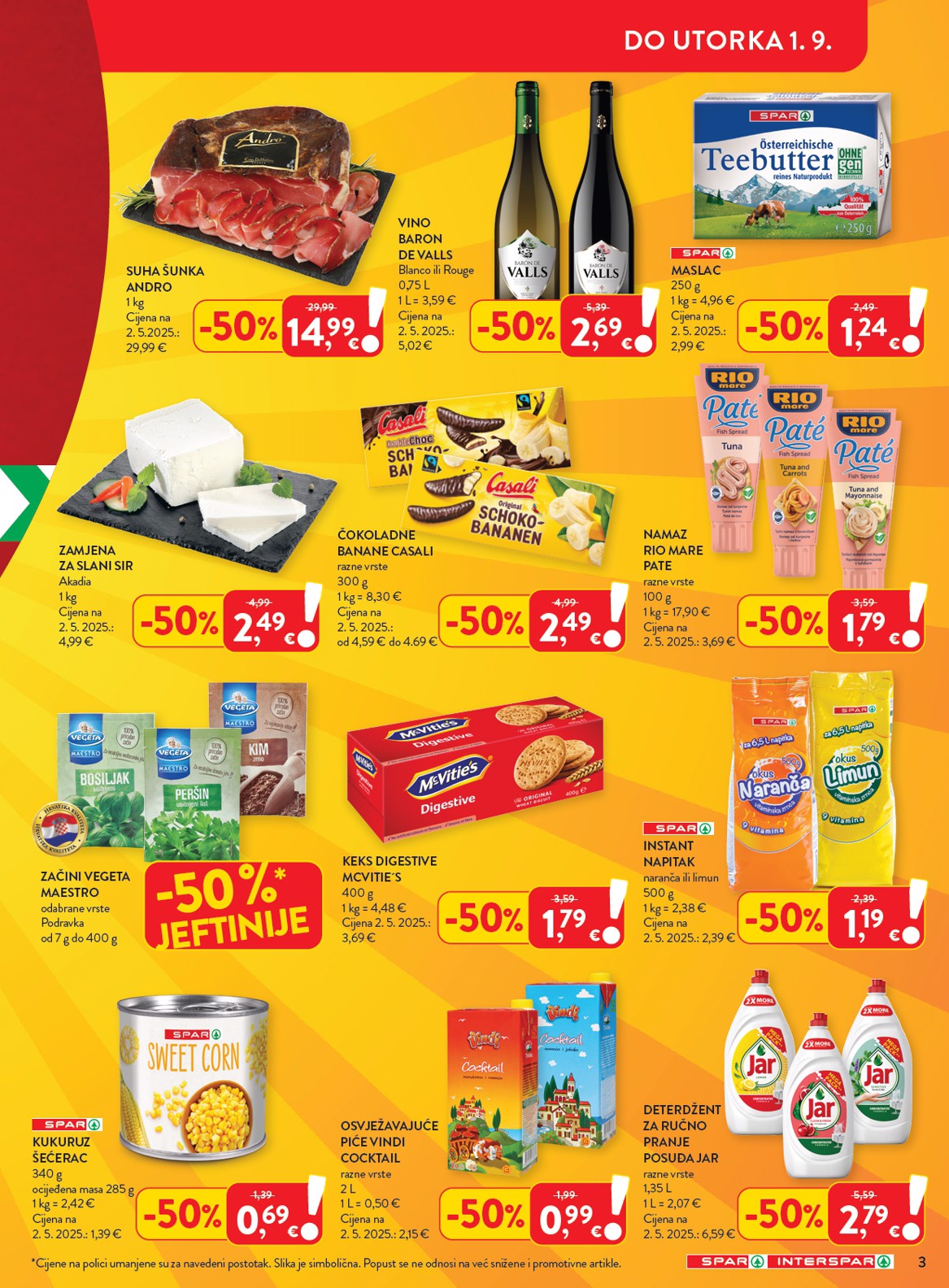 spar - Novi SPAR katalog od srijede, 26.08.2026 do utorka, 01.09.2026 - page: 3