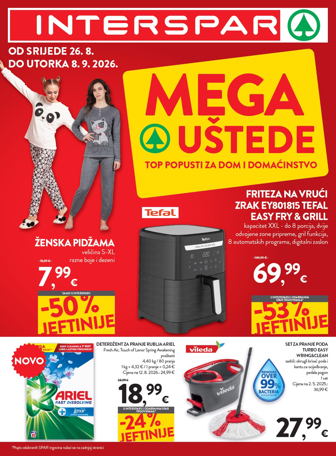 spar - Novi INTERSPAR katalog od srijede, 26.08.2026 do utorka, 08.09.2026 - page: 1
