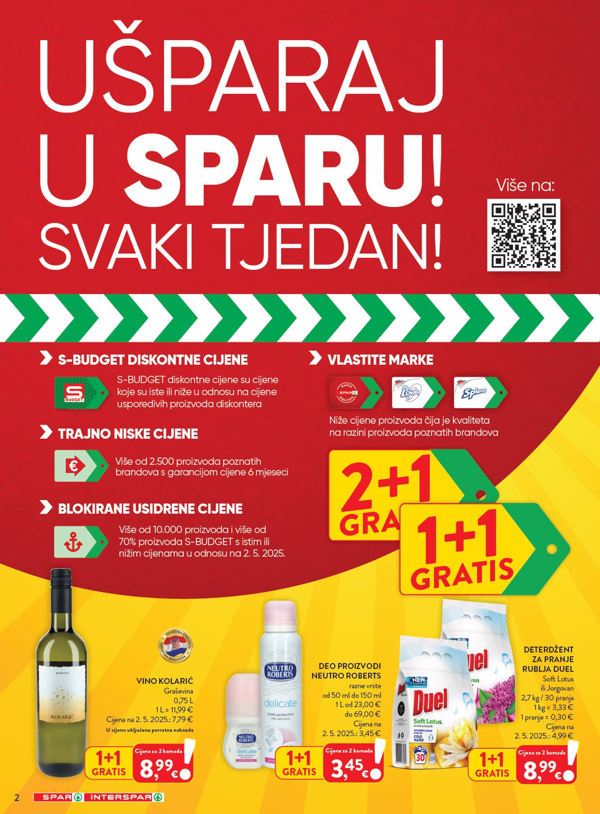 spar - Novi SPAR katalog od srijede, 02.09.2026 do utorka, 08.09.2026 - page: 2