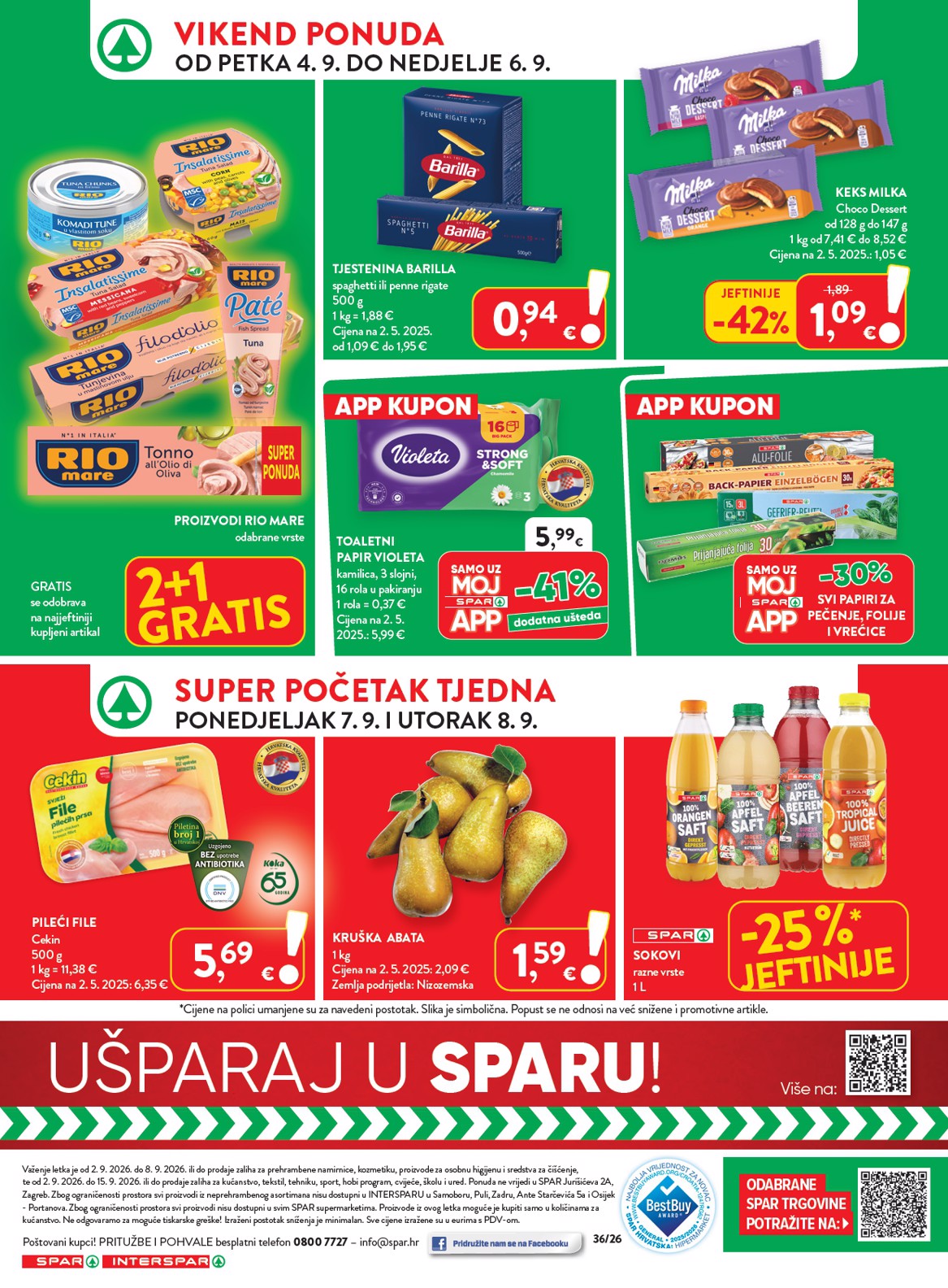 spar - Novi SPAR katalog od srijede, 02.09.2026 do utorka, 08.09.2026 - page: 31
