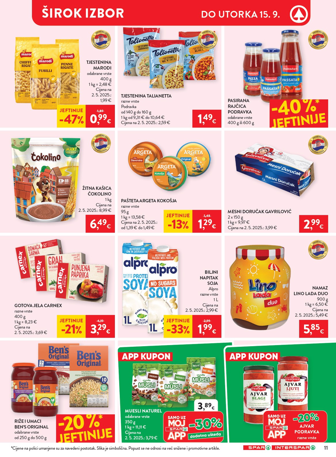 spar - Novi SPAR katalog od srijede, 09.09.2026 do utorka, 15.09.2026 - page: 16