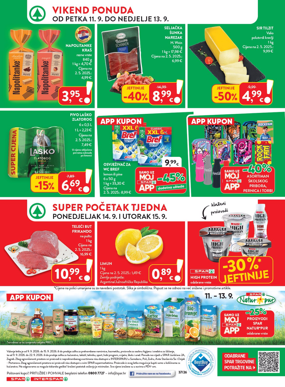 spar - Novi SPAR katalog od srijede, 09.09.2026 do utorka, 15.09.2026 - page: 33