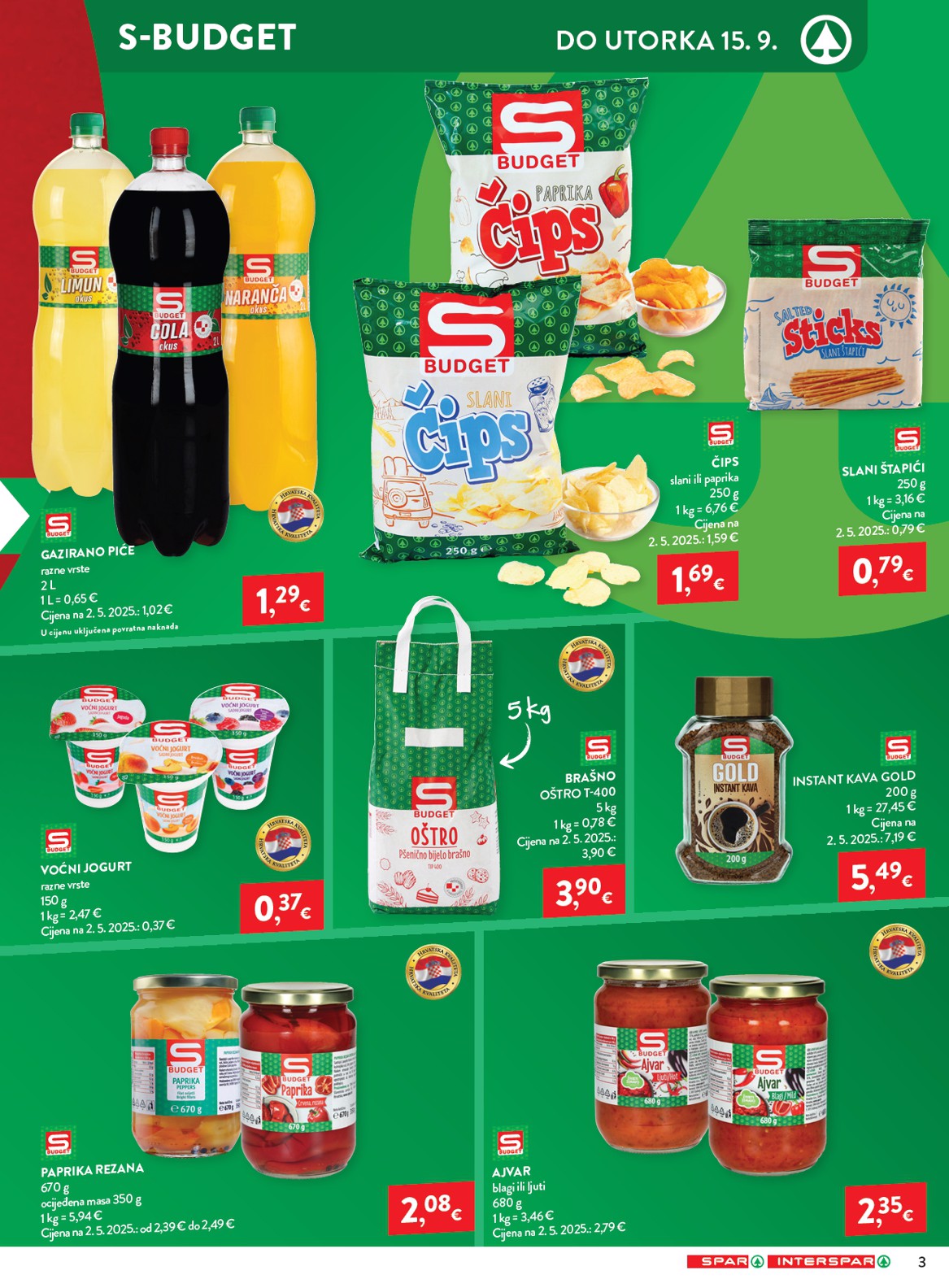 spar - Novi SPAR katalog od srijede, 09.09.2026 do utorka, 15.09.2026 - page: 3