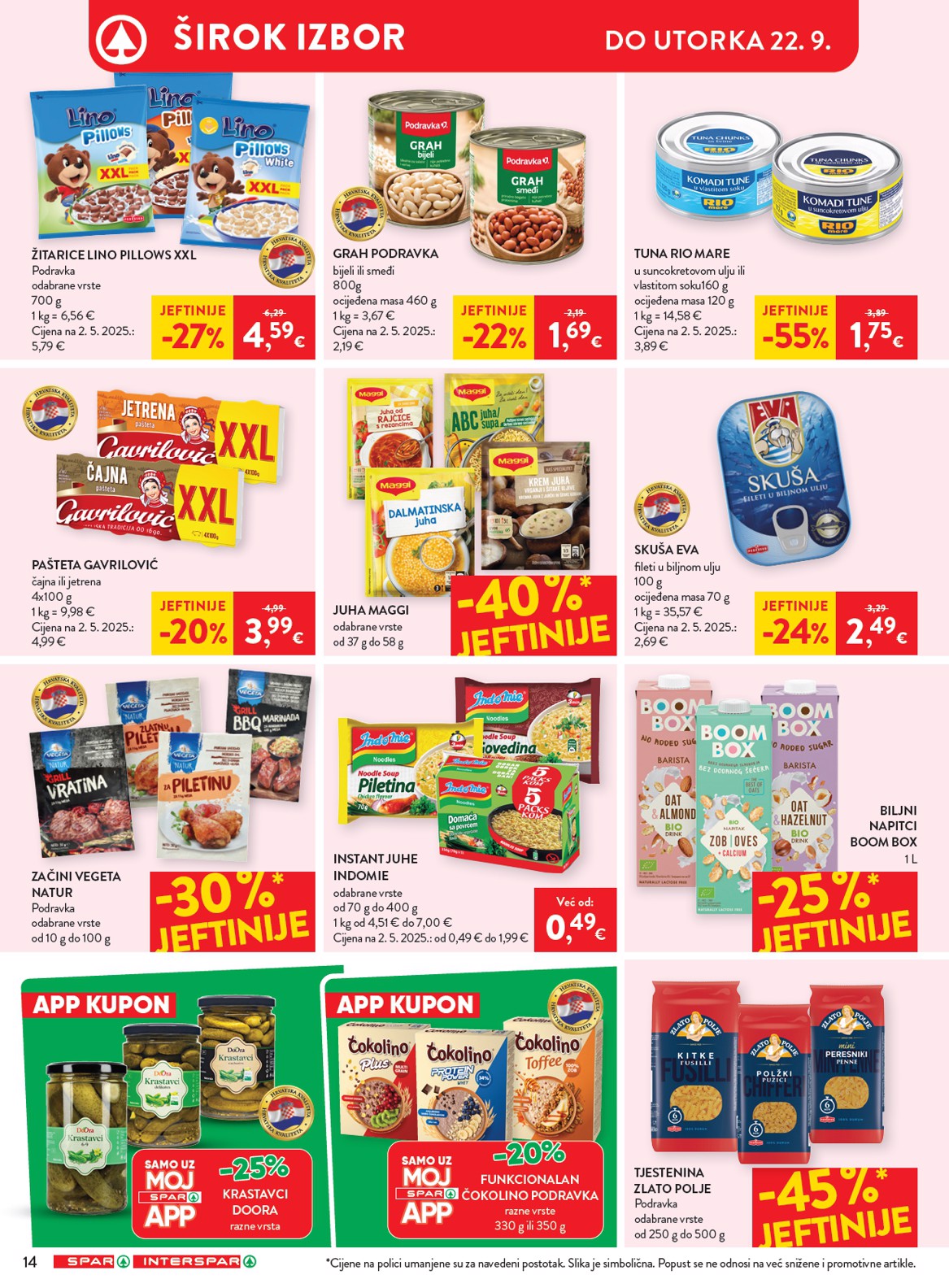 spar - Novi SPAR katalog od srijede, 16.09.2026 do utorka, 22.09.2026 - page: 21