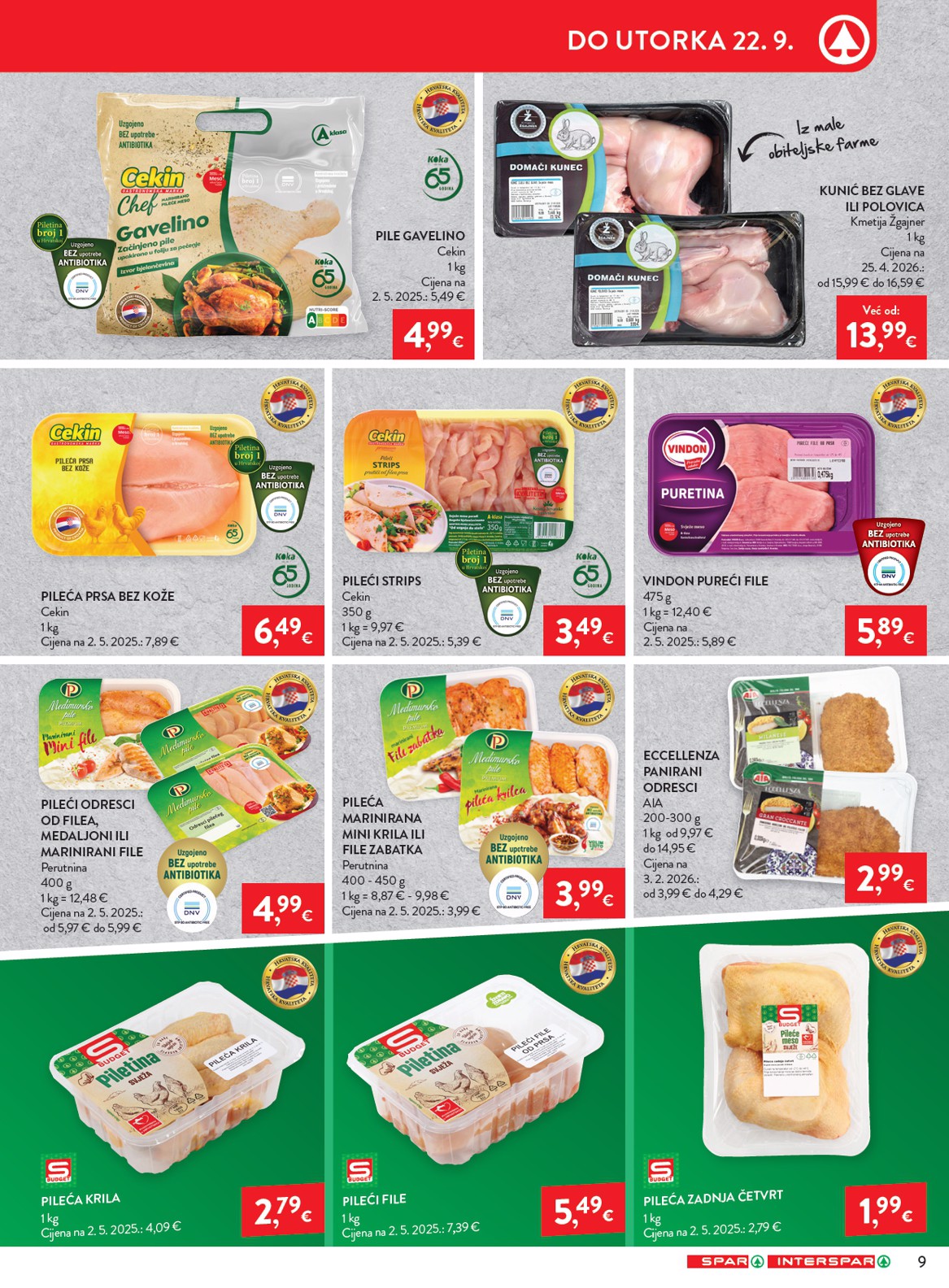 spar - Novi SPAR katalog od srijede, 16.09.2026 do utorka, 22.09.2026 - page: 9