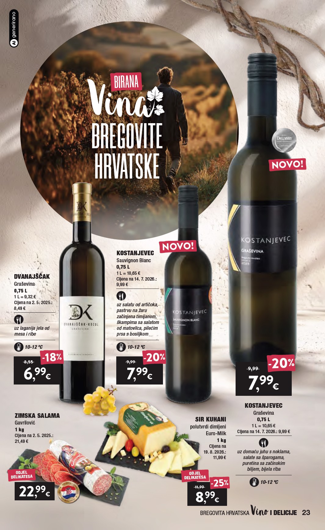 spar - Aktualni katalog SPAR - Katalog Vino od srijede, 16.09.2026 do utorka, 06.10.2026 - page: 23