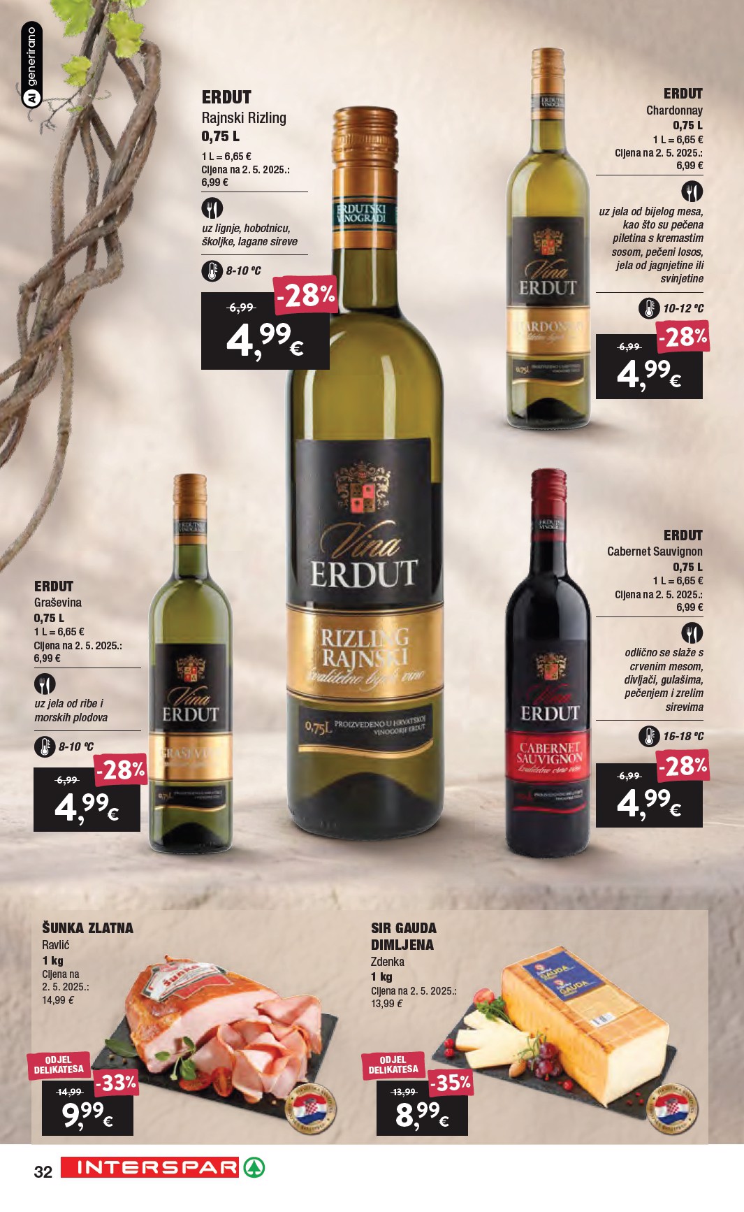 spar - Aktualni katalog SPAR - Katalog Vino od srijede, 16.09.2026 do utorka, 06.10.2026 - page: 32