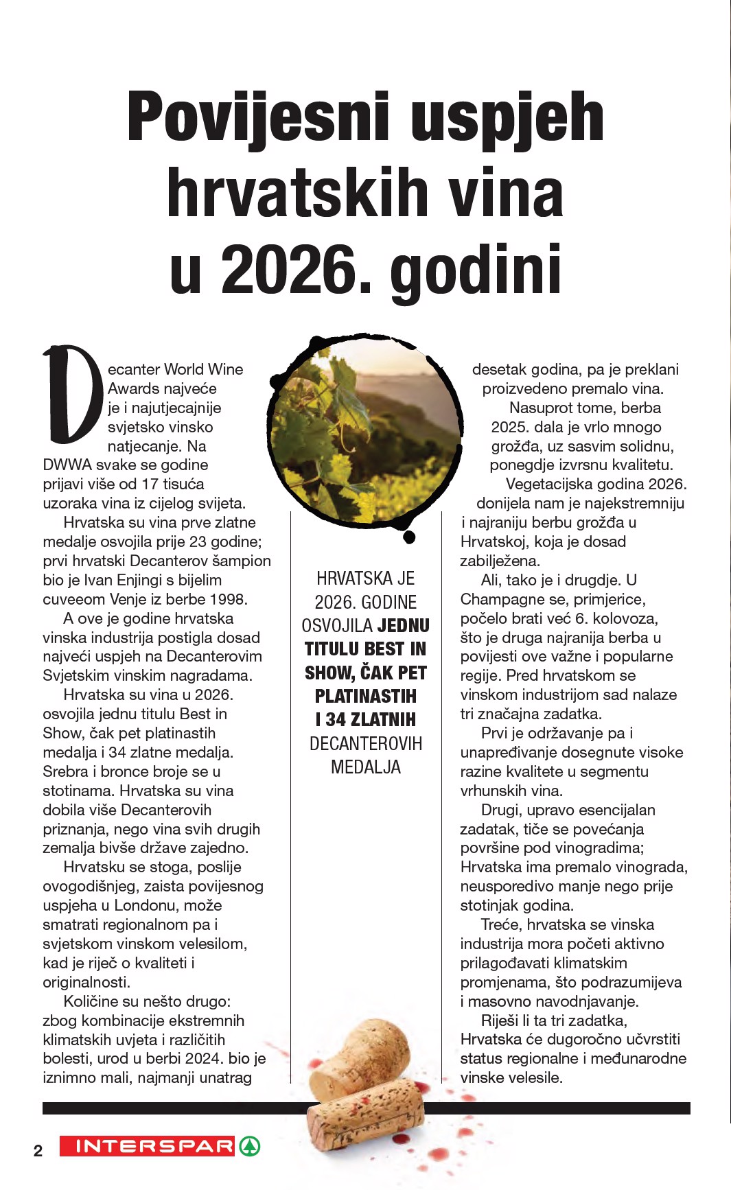 spar - Aktualni katalog SPAR - Katalog Vino od srijede, 16.09.2026 do utorka, 06.10.2026 - page: 2