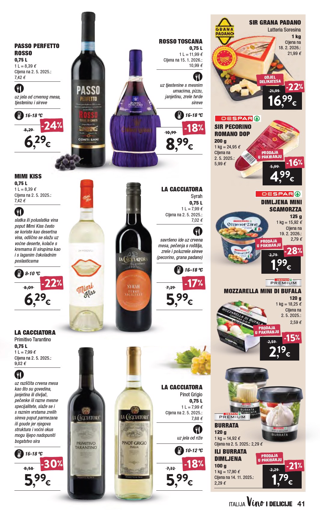 spar - Aktualni katalog SPAR - Katalog Vino od srijede, 16.09.2026 do utorka, 06.10.2026 - page: 41