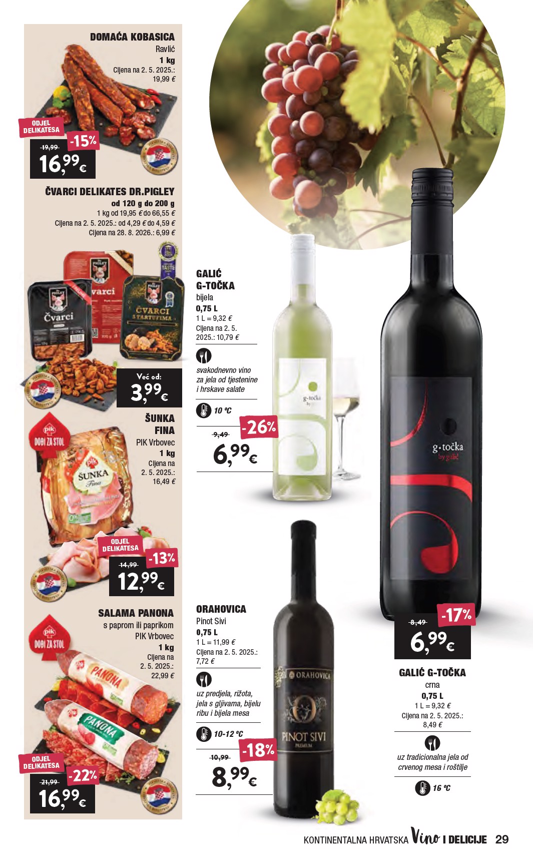 spar - Aktualni katalog SPAR - Katalog Vino od srijede, 16.09.2026 do utorka, 06.10.2026 - page: 29