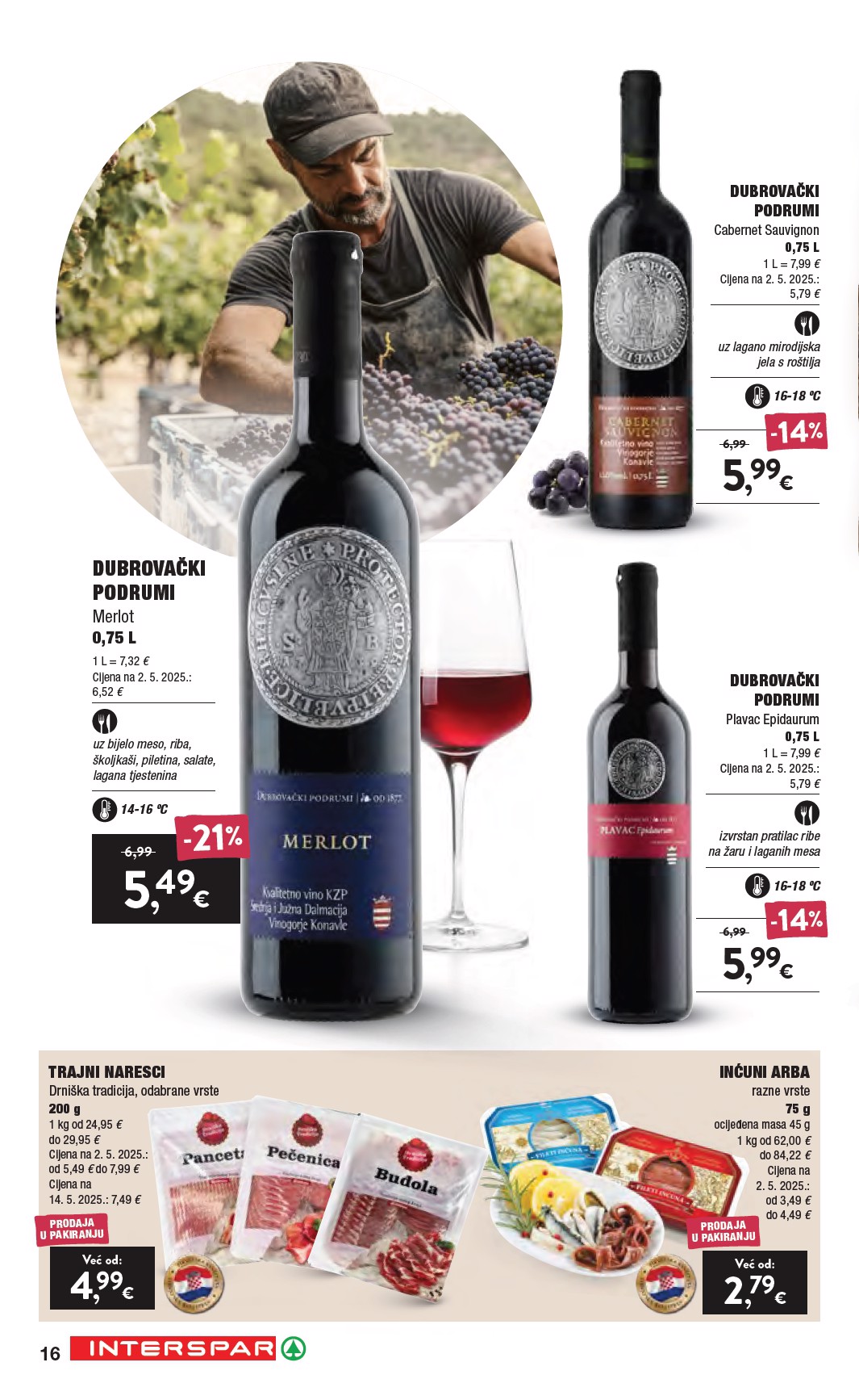spar - Aktualni katalog SPAR - Katalog Vino od srijede, 16.09.2026 do utorka, 06.10.2026 - page: 16
