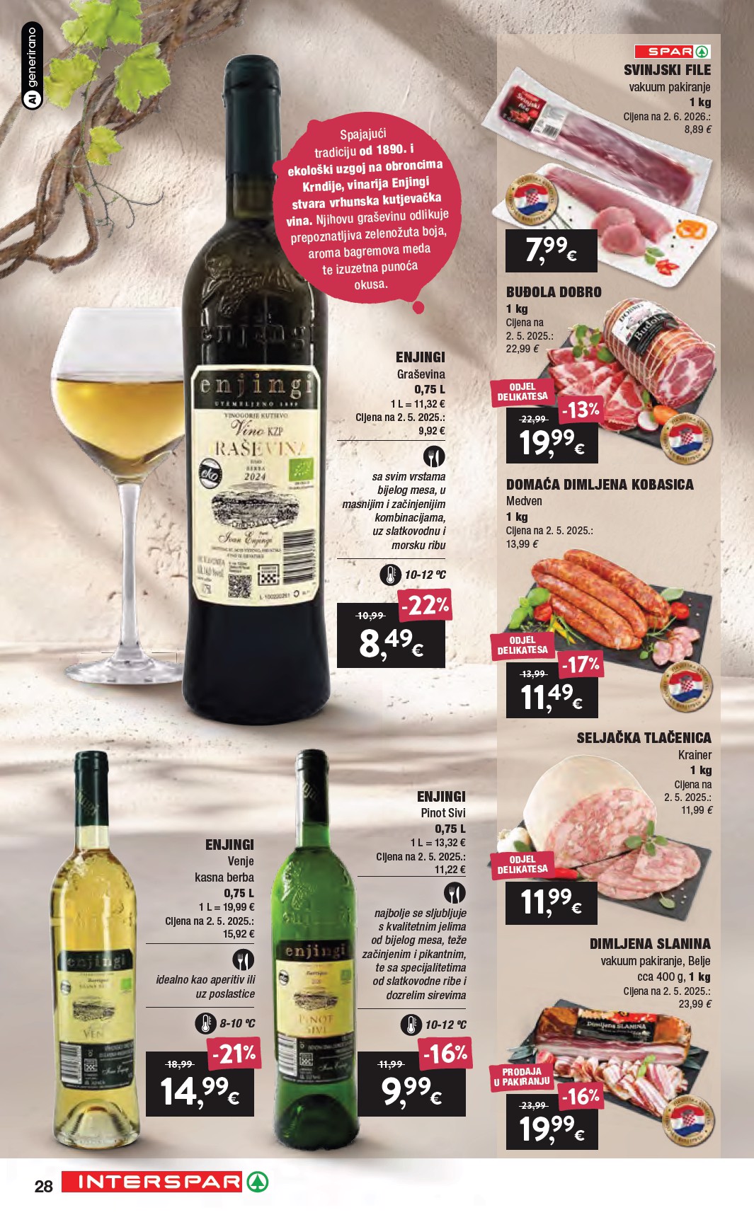 spar - Aktualni katalog SPAR - Katalog Vino od srijede, 16.09.2026 do utorka, 06.10.2026 - page: 28
