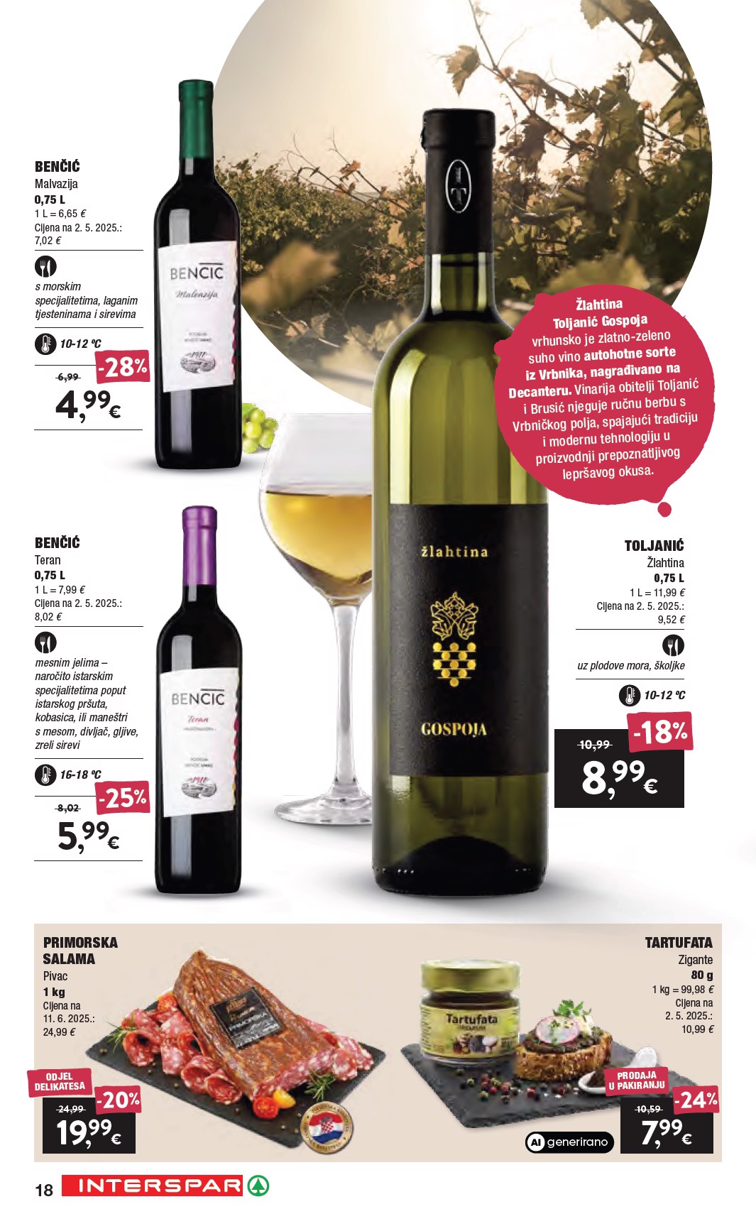 spar - Aktualni katalog SPAR - Katalog Vino od srijede, 16.09.2026 do utorka, 06.10.2026 - page: 18