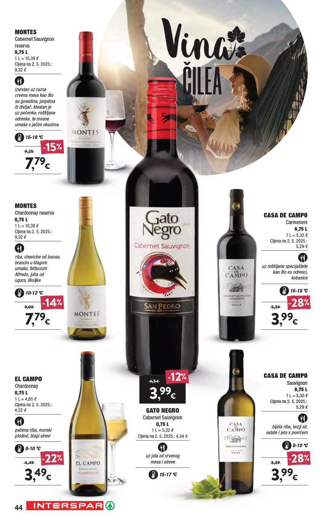 spar - Aktualni katalog SPAR - Katalog Vino od srijede, 16.09.2026 do utorka, 06.10.2026 - page: 44