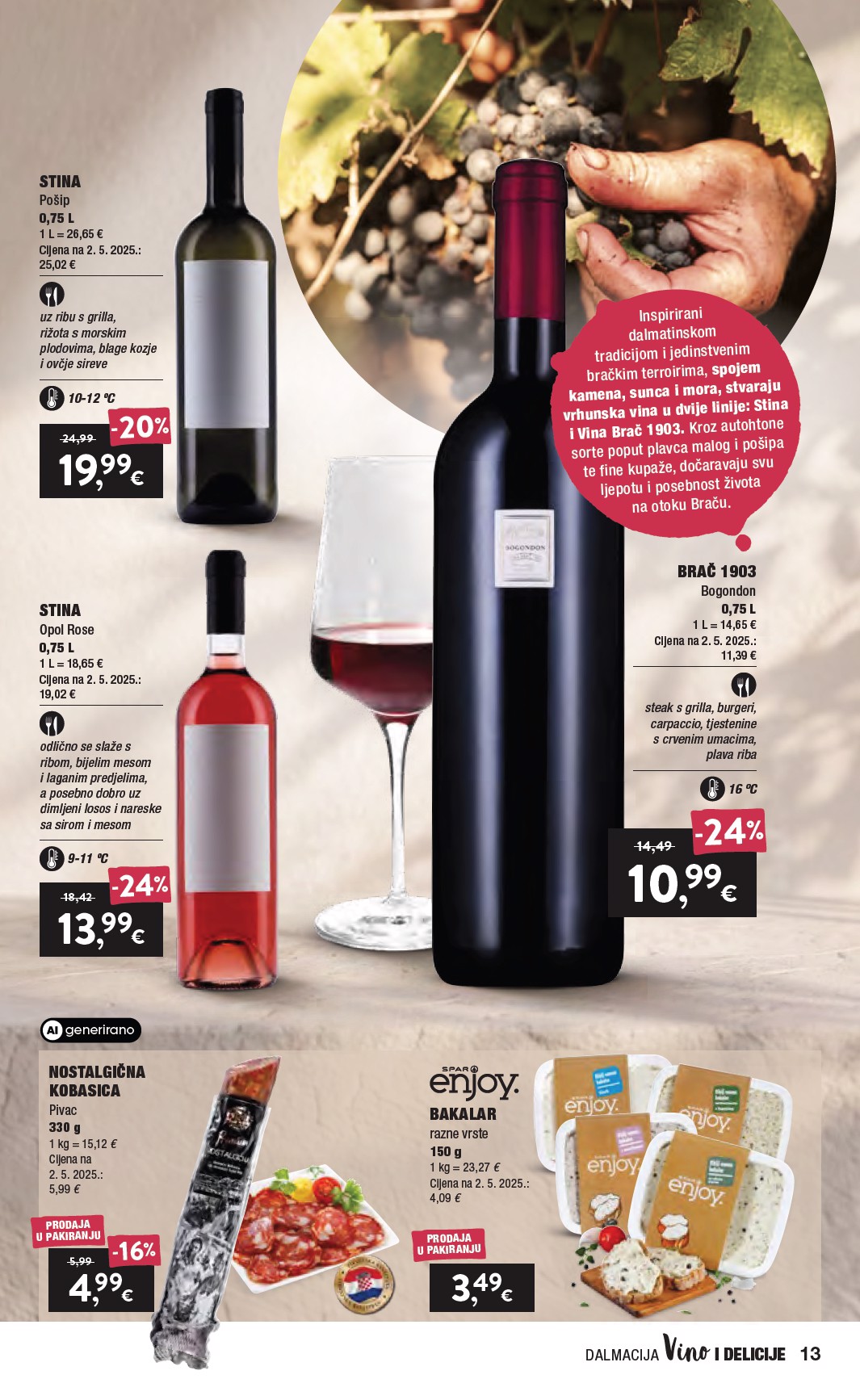 spar - Aktualni katalog SPAR - Katalog Vino od srijede, 16.09.2026 do utorka, 06.10.2026 - page: 13
