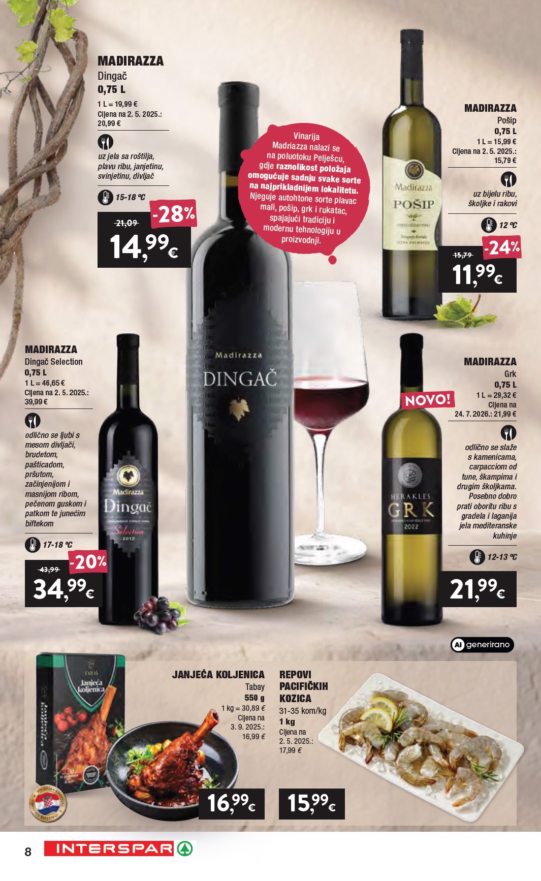 spar - Aktualni katalog SPAR - Katalog Vino od srijede, 16.09.2026 do utorka, 06.10.2026 - page: 8