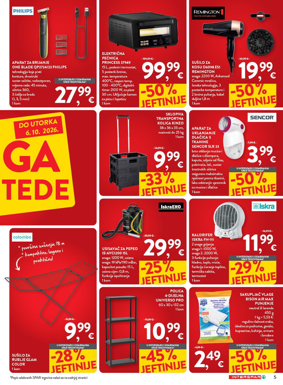 spar - Novi Interspar - Mega uštede katalog od srijede, 23.09.2026 do utorka, 06.10.2026 - page: 5