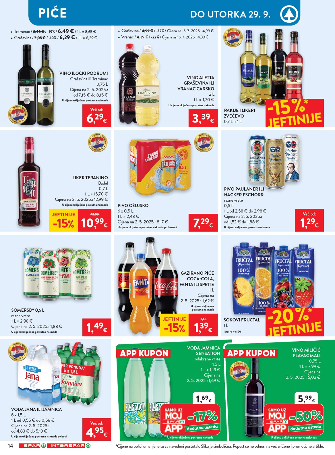 spar - Novi SPAR katalog od srijede, 23.09.2026 do utorka, 29.09.2026 - page: 22