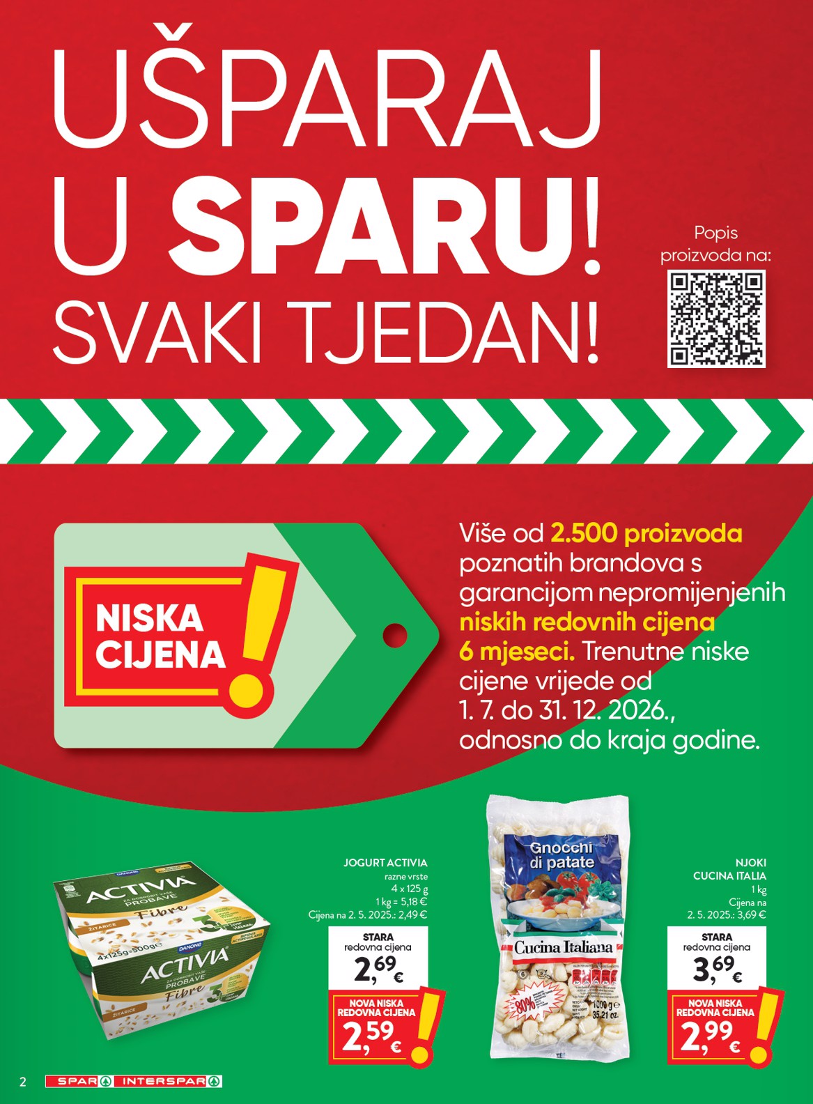 spar - Novi SPAR katalog od srijede, 23.09.2026 do utorka, 29.09.2026 - page: 2