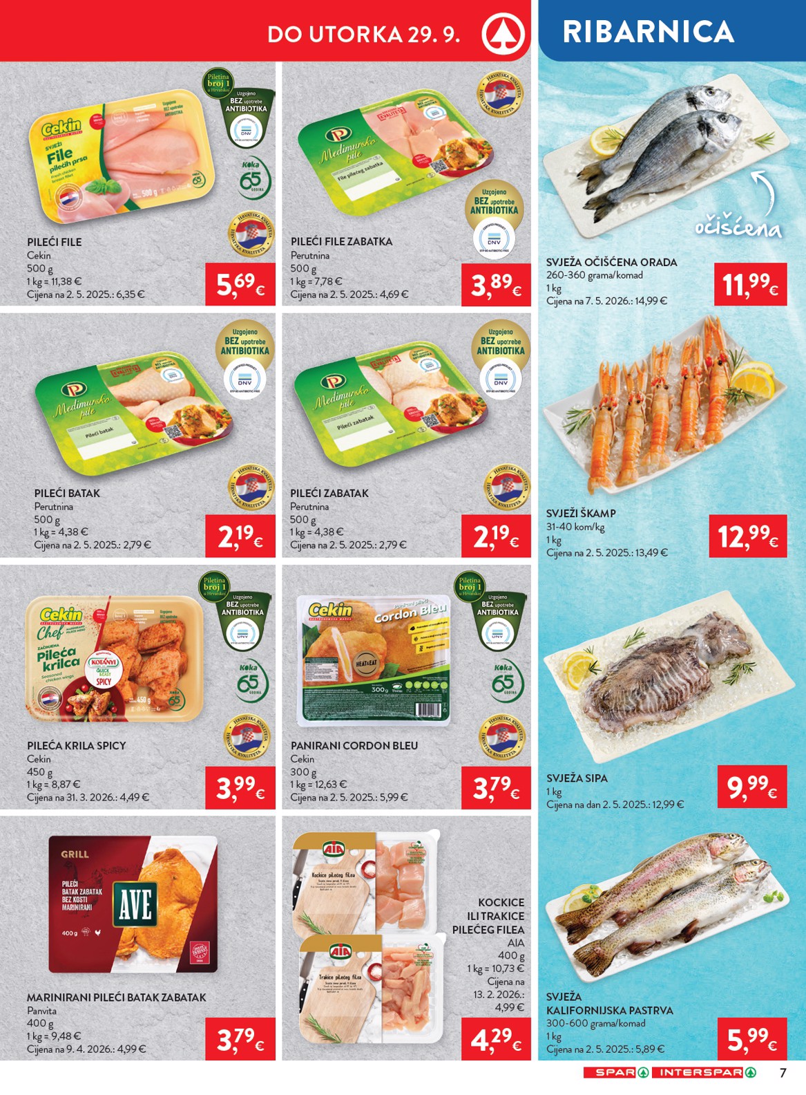 spar - Novi SPAR katalog od srijede, 23.09.2026 do utorka, 29.09.2026 - page: 7