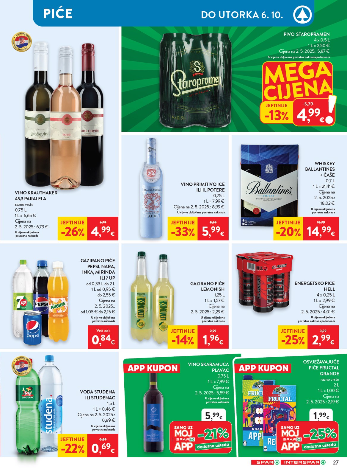 spar - Novi SPAR katalog od srijede, 30.09.2026 do utorka, 06.10.2026 - page: 33