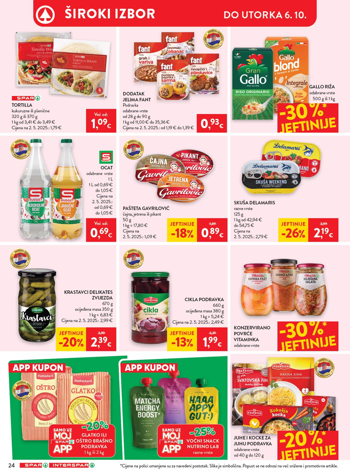 spar - Novi SPAR katalog od srijede, 30.09.2026 do utorka, 06.10.2026 - page: 30