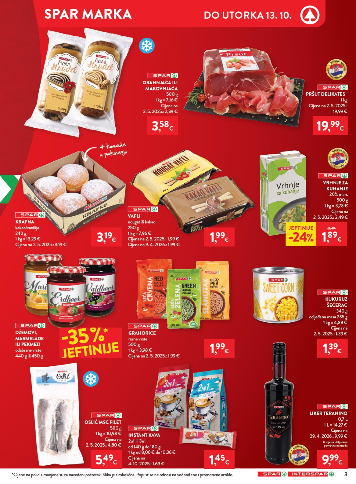 spar - Novi SPAR katalog od srijede, 07.10.2026 do utorka, 13.10.2026 - page: 3