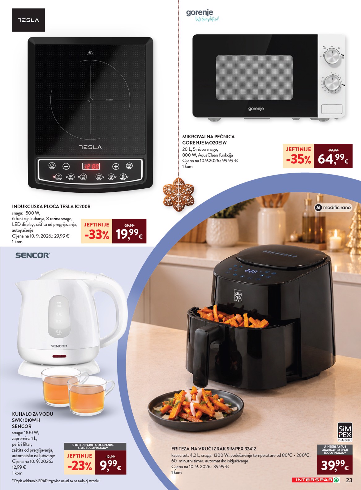 spar - Aktualni katalog INTERSPAR - Pečenje kolača od srijede, 07.10.2026 do utorka, 15.12.2026 - page: 25