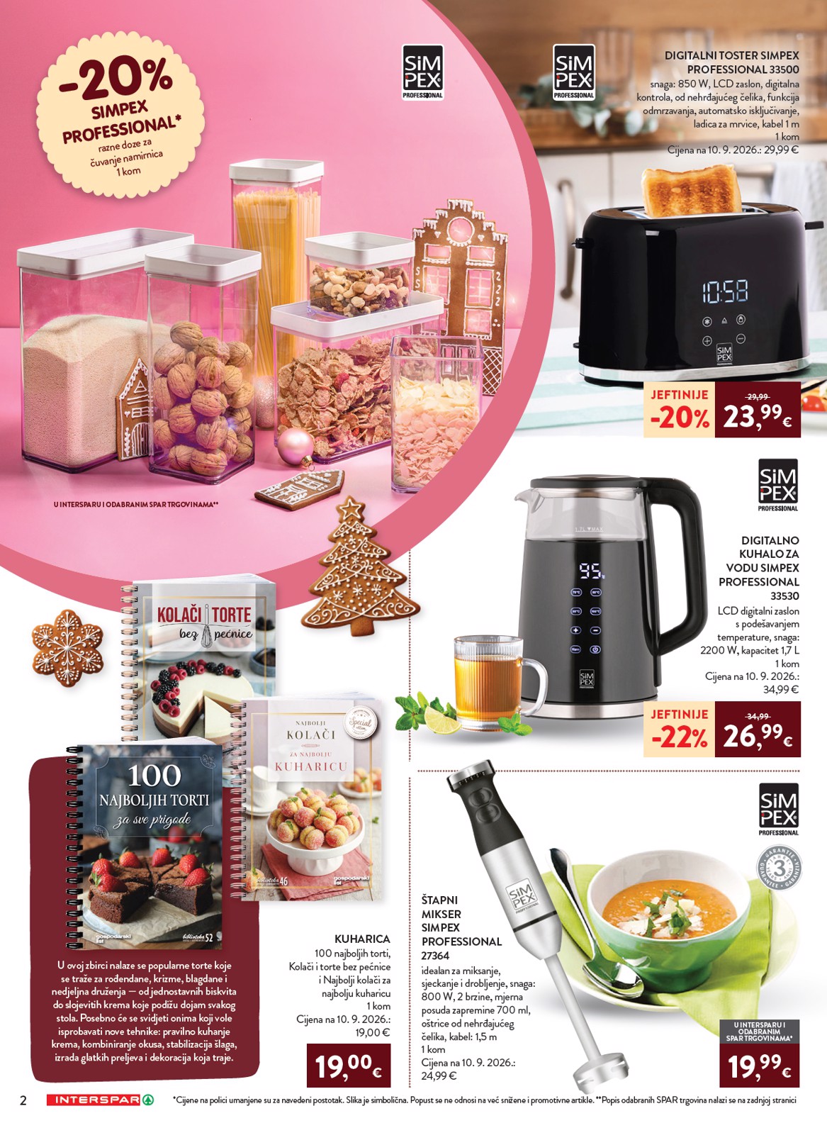 spar - Aktualni katalog INTERSPAR - Pečenje kolača od srijede, 07.10.2026 do utorka, 15.12.2026 - page: 2