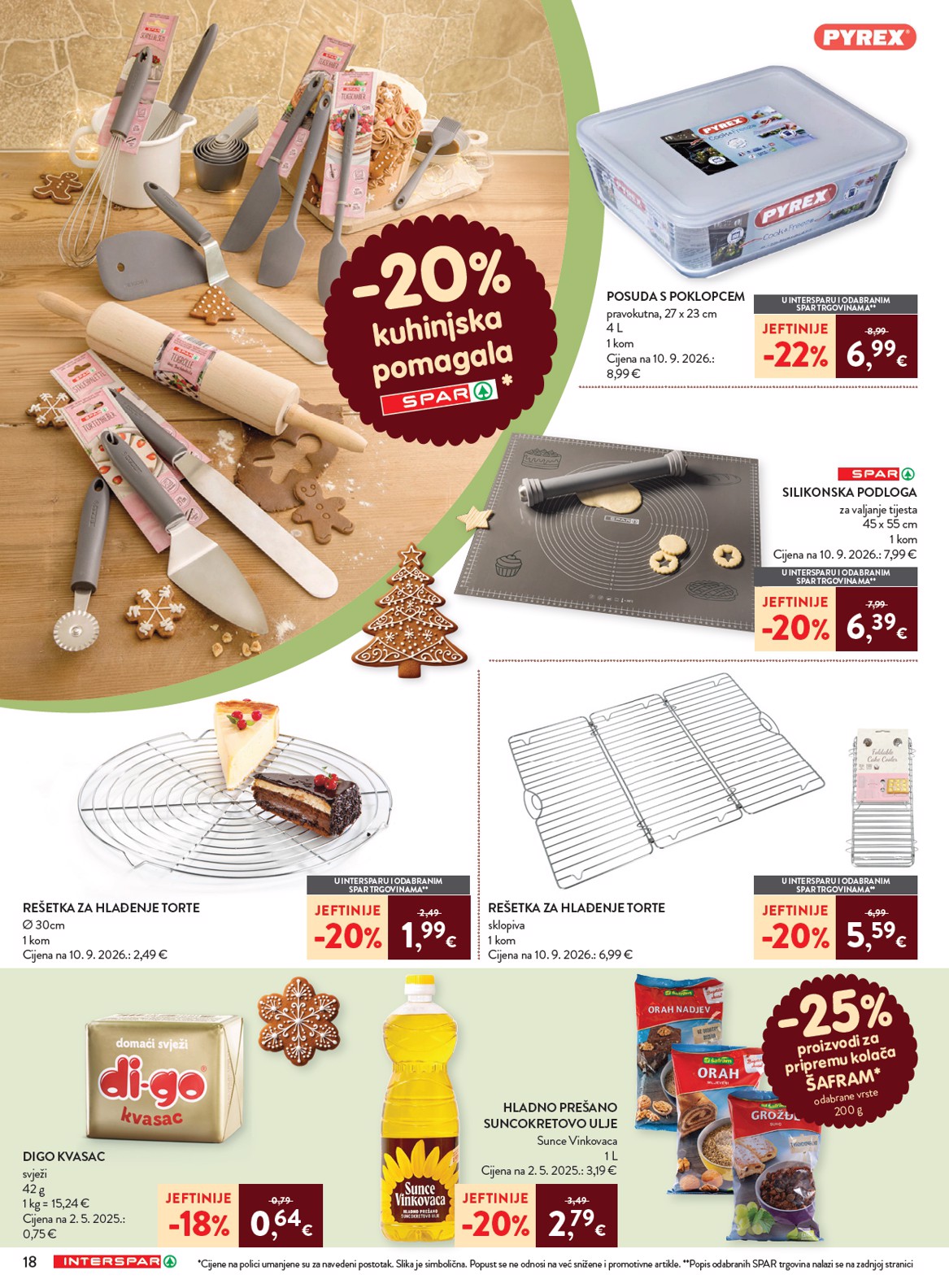 spar - Aktualni katalog INTERSPAR - Pečenje kolača od srijede, 07.10.2026 do utorka, 15.12.2026 - page: 20