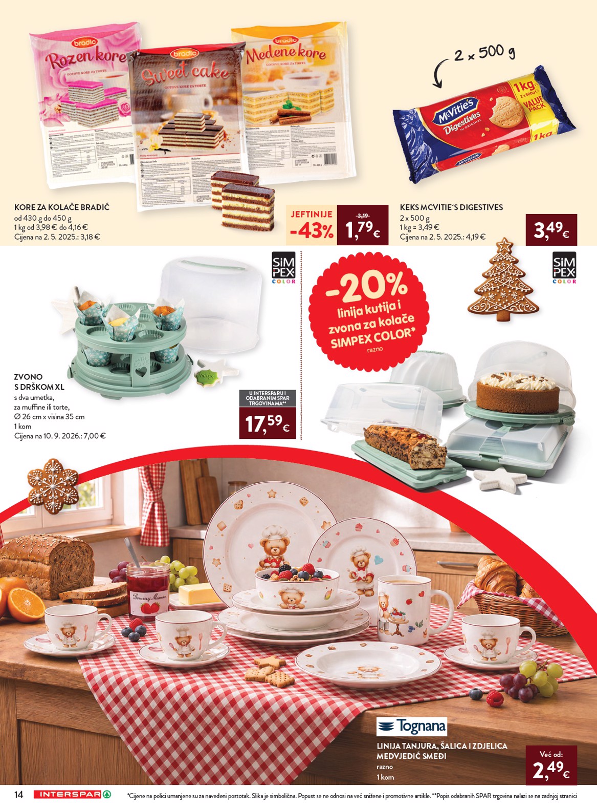 spar - Aktualni katalog INTERSPAR - Pečenje kolača od srijede, 07.10.2026 do utorka, 15.12.2026 - page: 16