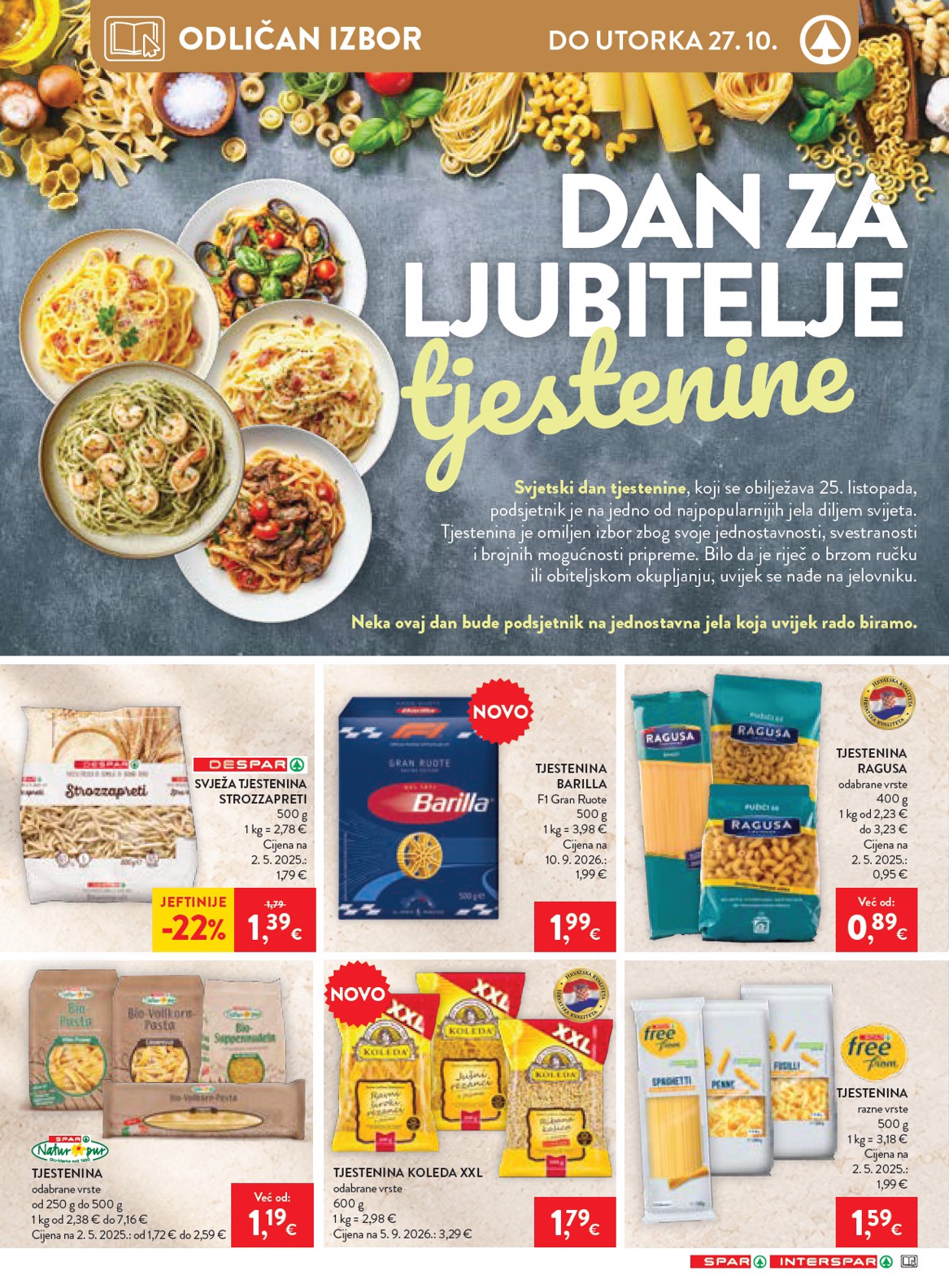 spar - Novi SPAR katalog od srijede, 21.10.2026 do utorka, 27.10.2026 - page: 19