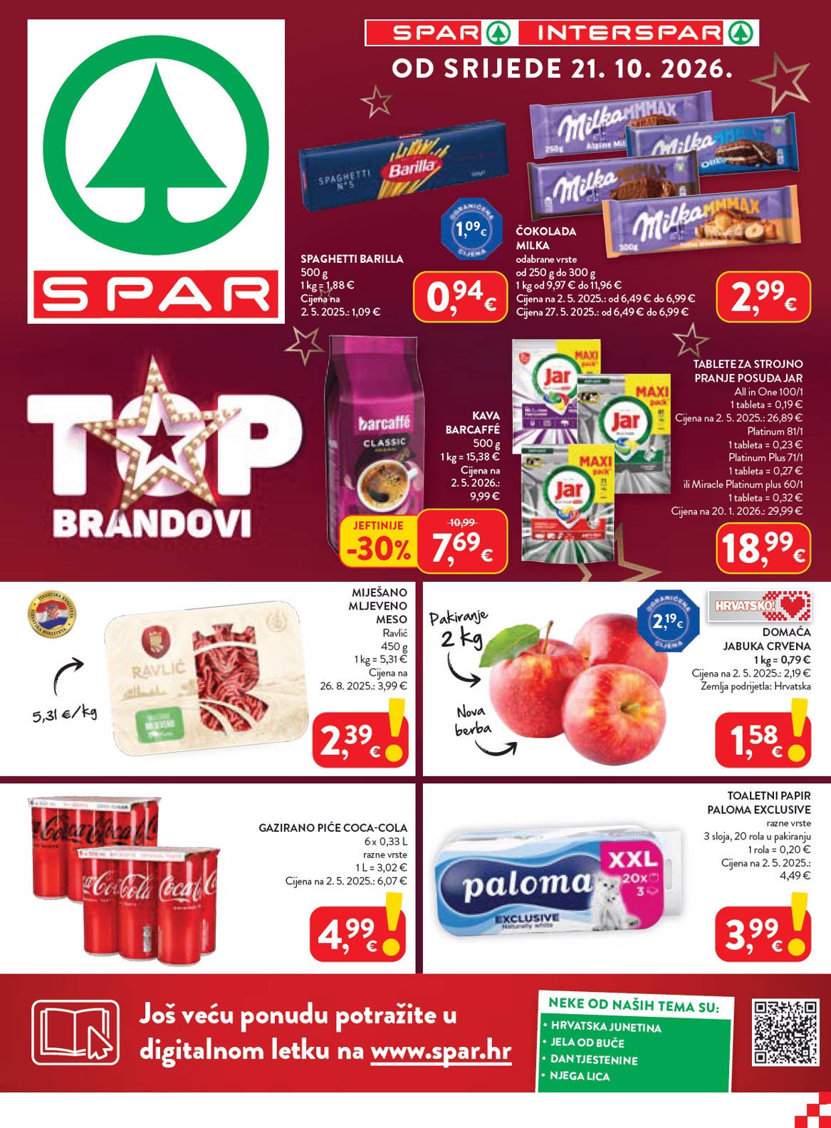 spar - Novi SPAR katalog od srijede, 21.10.2026 do utorka, 27.10.2026