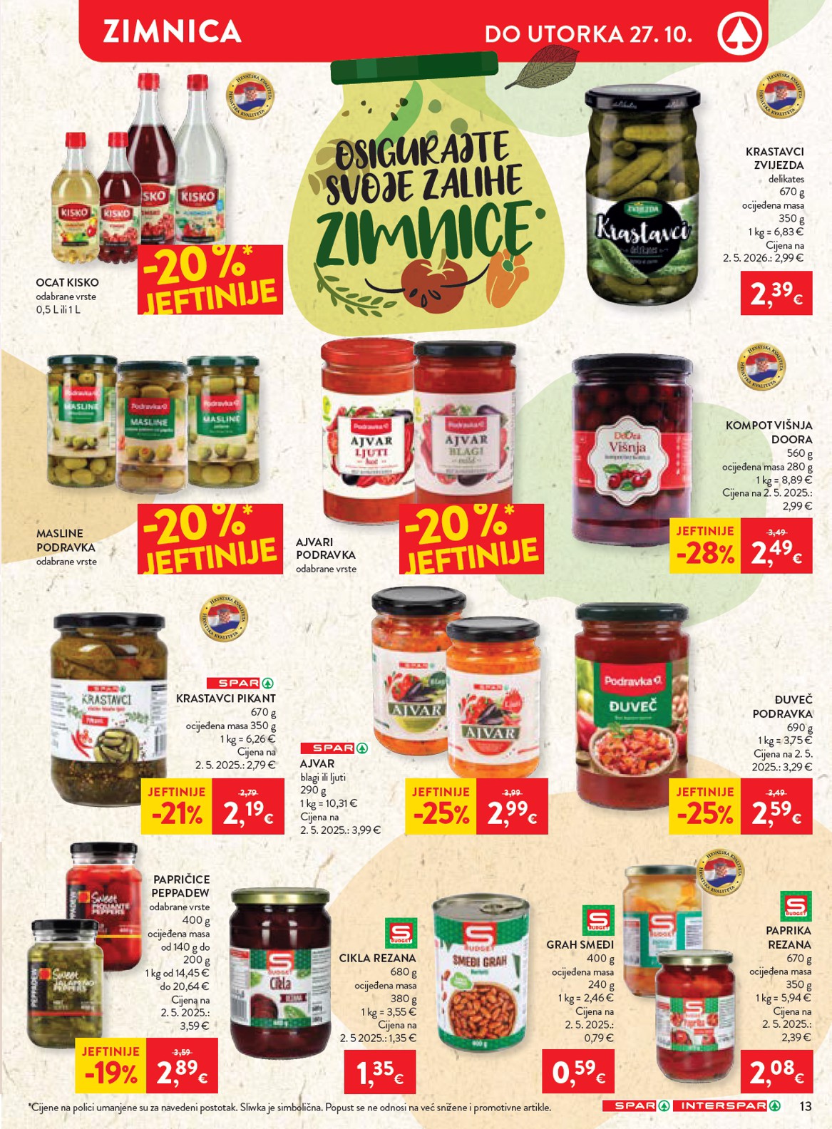 spar - Novi SPAR katalog od srijede, 21.10.2026 do utorka, 27.10.2026 - page: 20