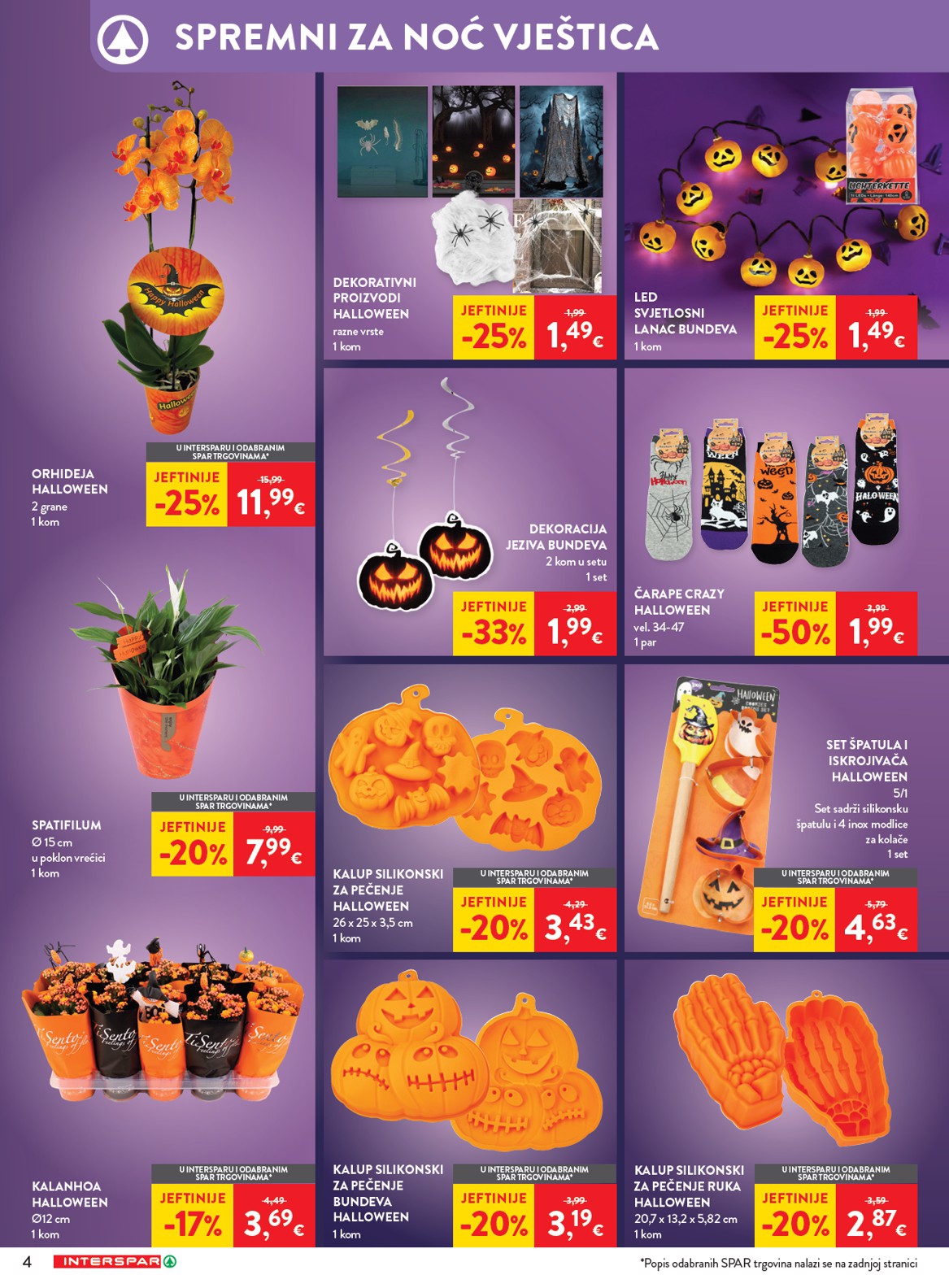 spar - Aktualni katalog Interspar - Spremni za noć vještica od srijede, 14.10.2026 do utorka, 27.10.2026 - page: 4